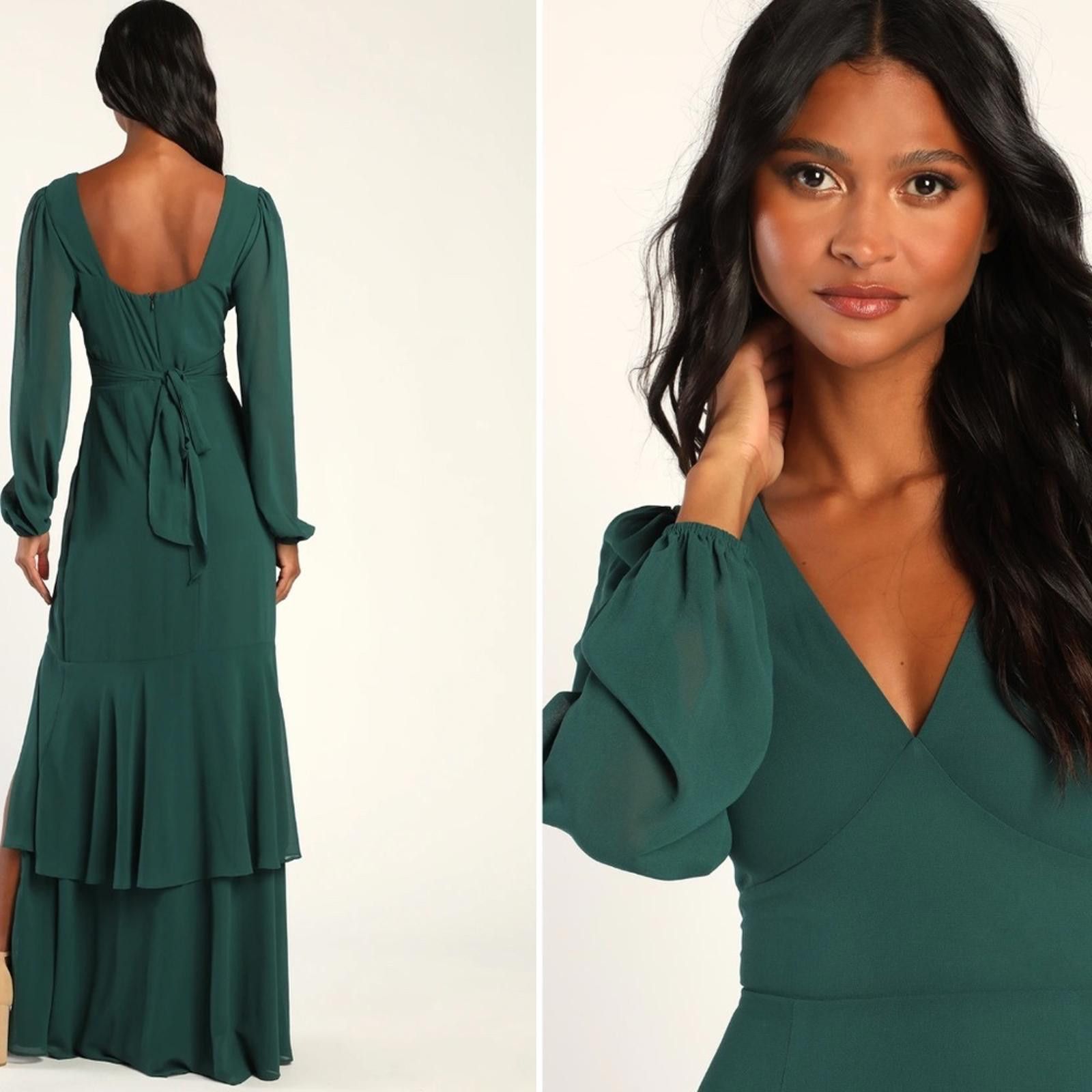 Lulus LULU's Elegant Sexy Sophisticated Romantic Bridesmaid Maxi Size XXL / US 16-18 / IT 52-54 - 4 Thumbnail