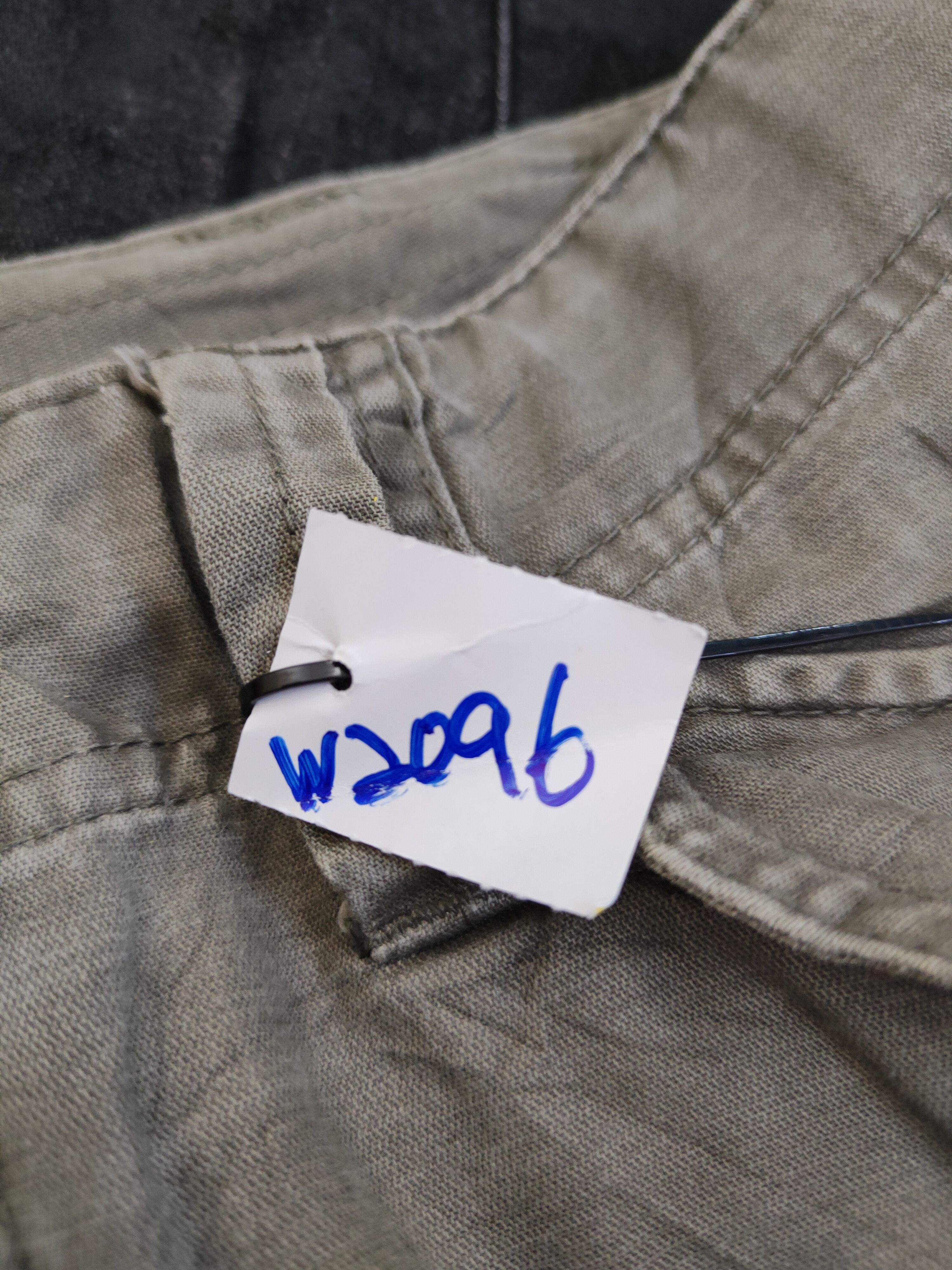 Japanese Brand Uniqlo Green Faded Multipocket Tactical Cargo Pants #W2096 Size US 35 - 15 Thumbnail