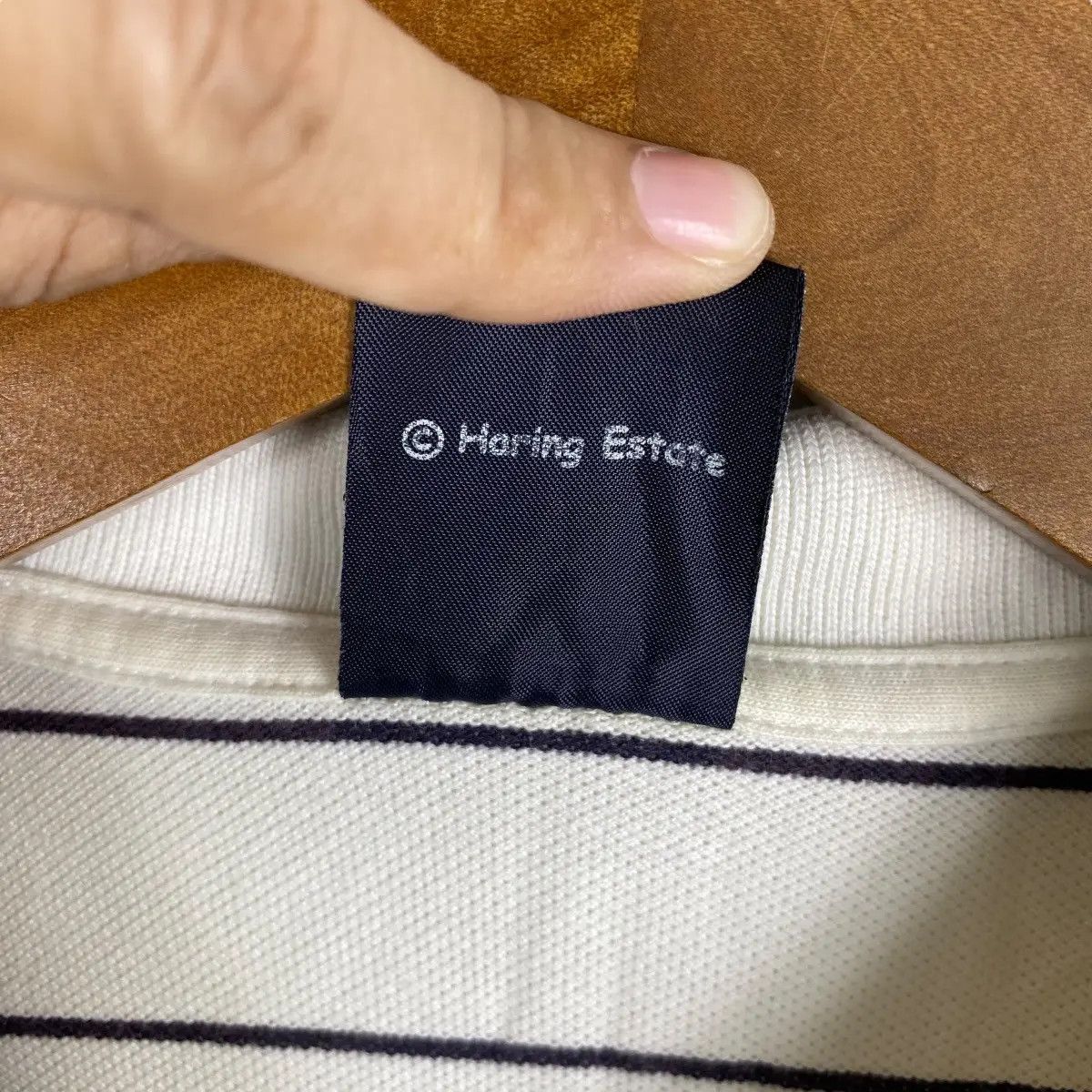 Keith Haring Vintage 00's KEITH HARING Basic Logo Striped Polo Shirt Size US M / EU 48-50 / 2 - 7 Thumbnail