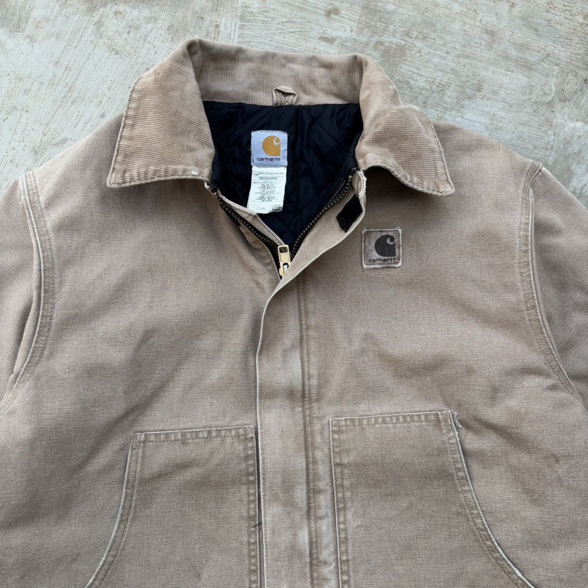 Carhartt Rare💥Vintage Sunfaded Carhartt Arctic Jacket J22 SDL Size US L / EU 52-54 / 3 - 2 Thumbnail