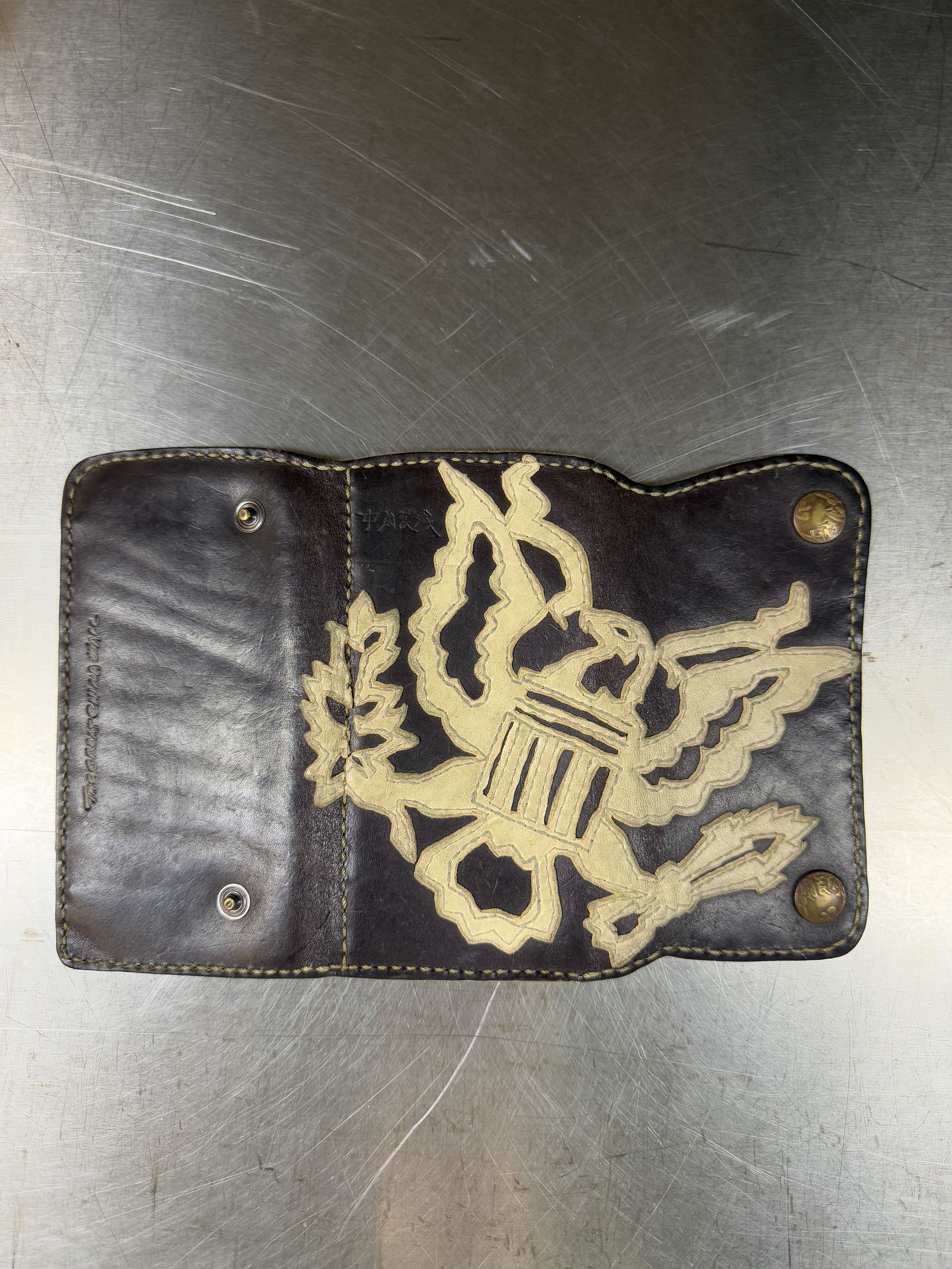 The Great China Wall The Great China Wall Leather EAGLE Wallet Size ONE SIZE - 1 Thumbnail