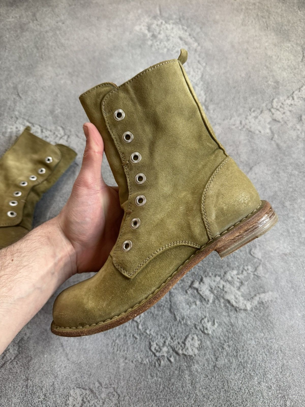 MoMA MOMA 35size suede avantgarde biker shoes ankle retro style Size US 5 / IT 35 - 7 Thumbnail