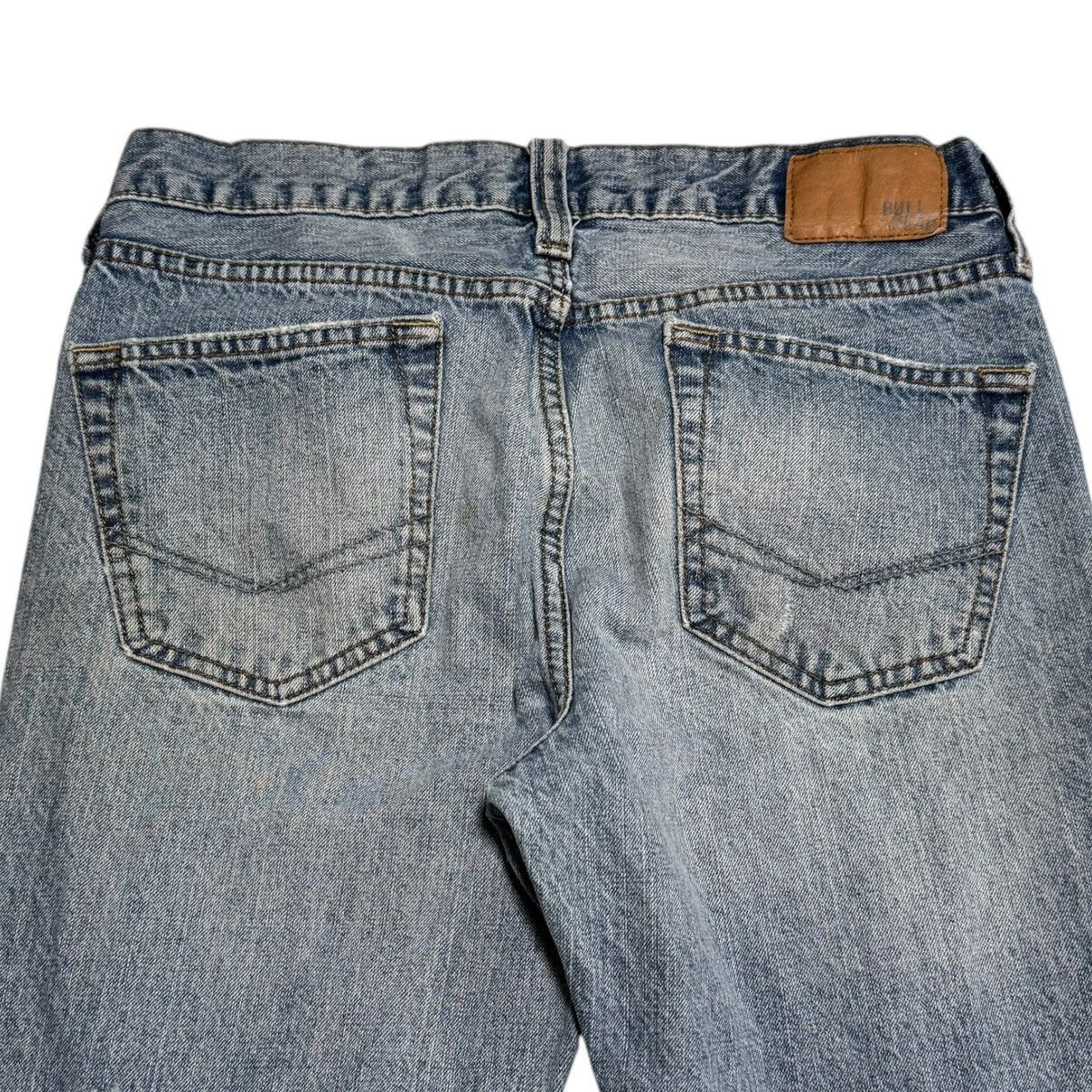 Bullhead Denim Co. Bull Head Gravels Slim Fit Light Wash Jeans Men’s 29x29.5 Size US 29 - 4 Thumbnail