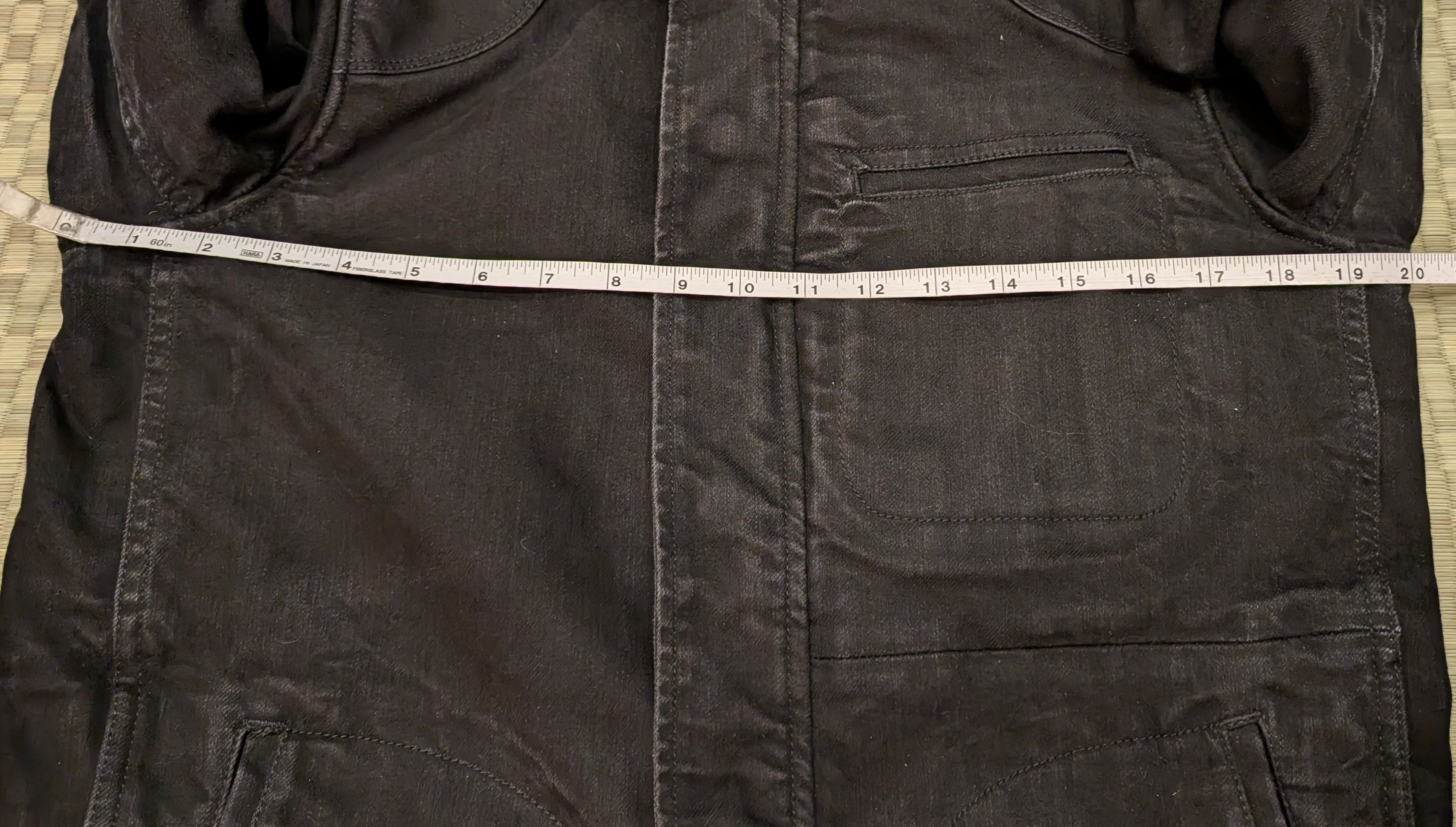 Scotch & Soda RARE Scotch & Soda Lava Tears Selvedge Denim Jacket Black Size US M / EU 48-50 / 2 - 7 Thumbnail