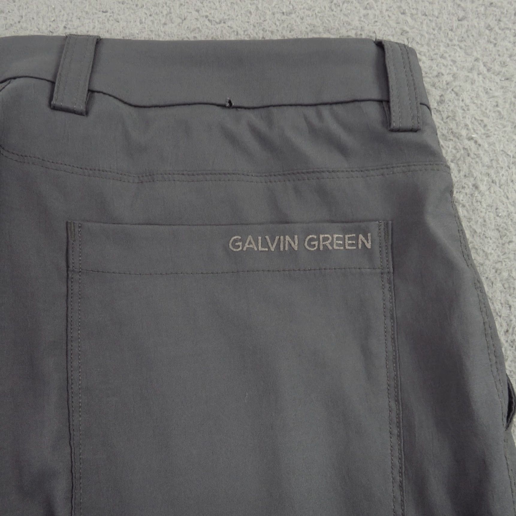 Galvin Green Galvin Green Pants Mens 34x32 Noah Breathable Sharkskin Grey Golf Pants Mens 34x32 Sharkskin Grey Regular 5-Pocket Classic Modern Sports Men Gray Size US 34 / EU 50 - 5 Thumbnail
