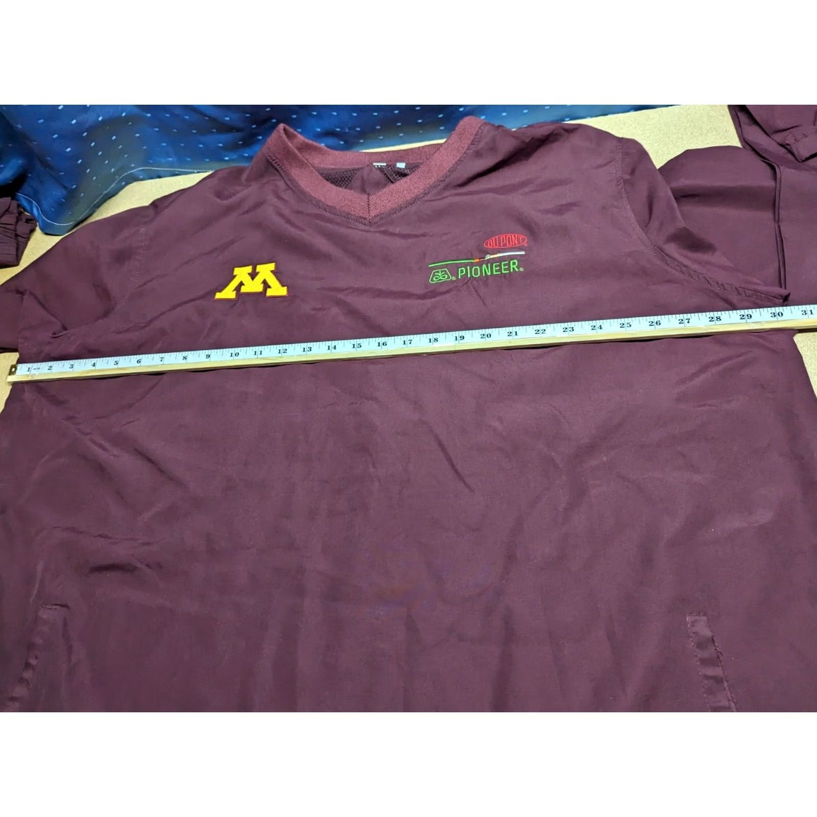Vintage VINTAGE Minnesota Golden Gophers Mens 2XT Vantage Sweatshirt Pullover Long Sleeve Red Moisture Wicking Logo Size US XXL / EU 58 / 5 - 3 Thumbnail