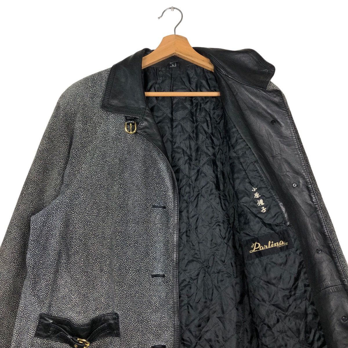 Japanese Brand 🔥Vintage Long Leather Jacket Partina Tokyo Fur Issey Miyake Size US L / EU 52-54 / 3 - 12 Thumbnail