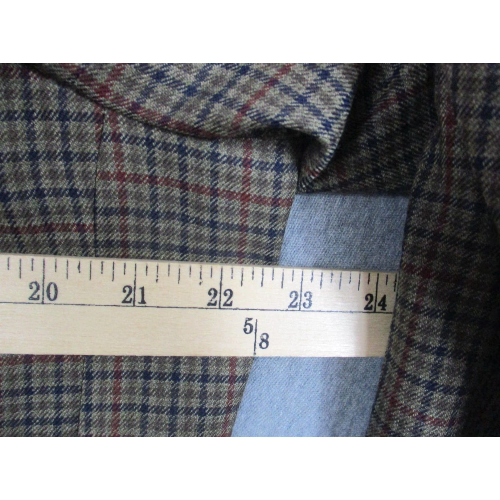 Ralph Lauren Lauren Ralph Lauren Blazer Mens 42L Plaid Wool Sport Coat Jacket Classic Size 42R - 4 Thumbnail