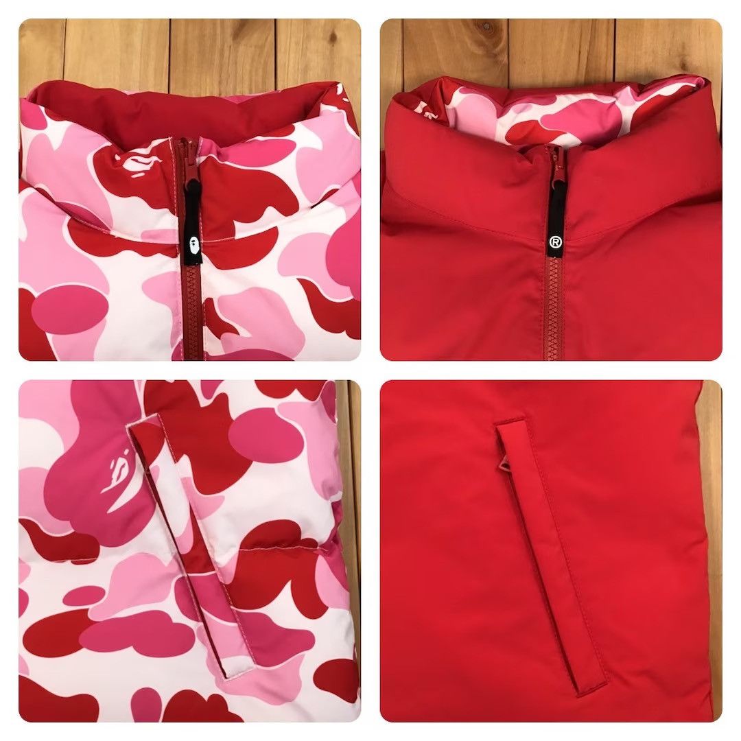 Bape 🔥Reversible🔥 BAPE ABC camo Pink Puffer Down Vest APE Size US L / EU 52-54 / 3 - 6 Thumbnail