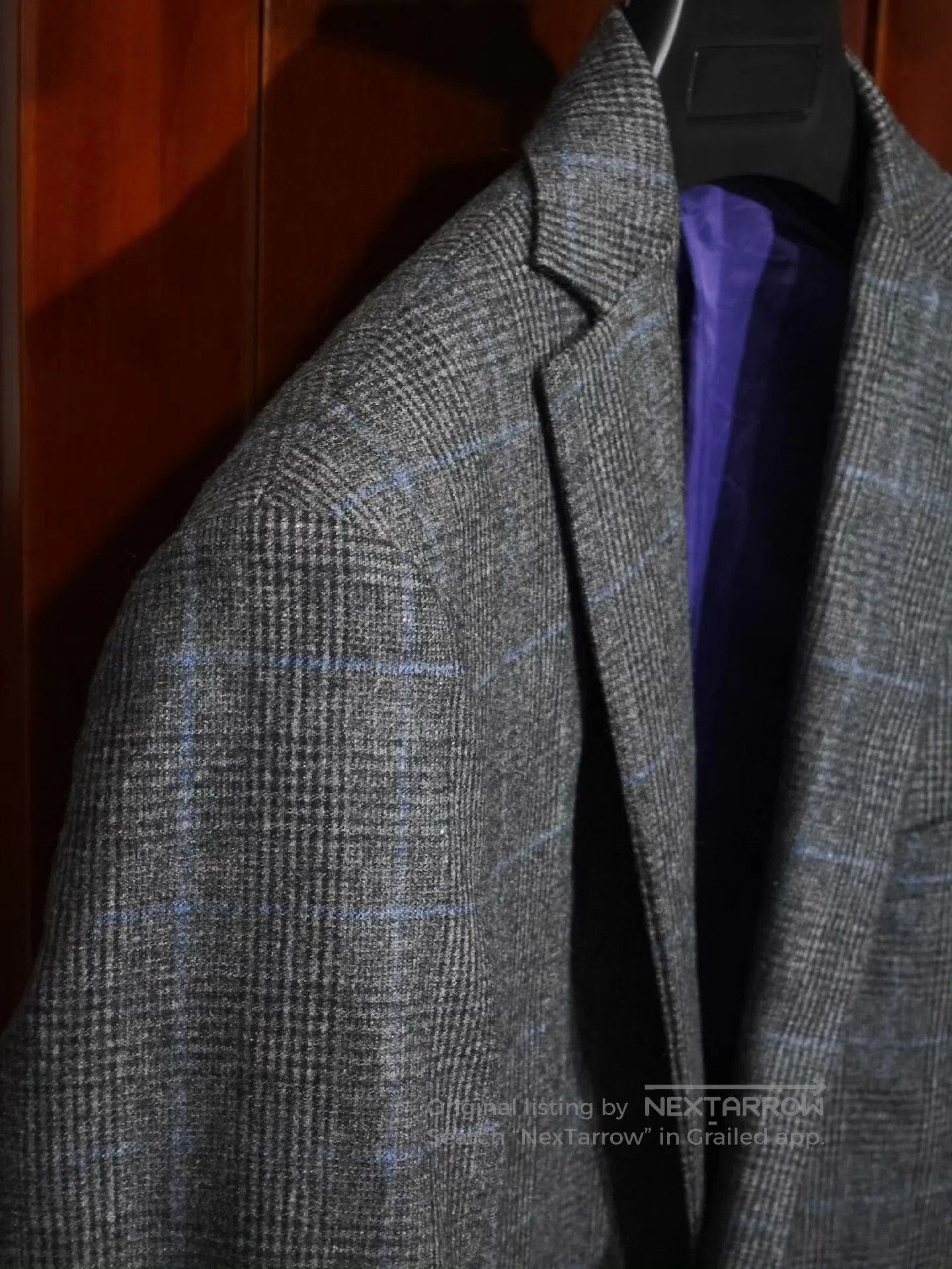 Japanese Brand Tailored Italian Wool Suit in Gray. Size US M / EU 48-50 / 2 - 3 Thumbnail