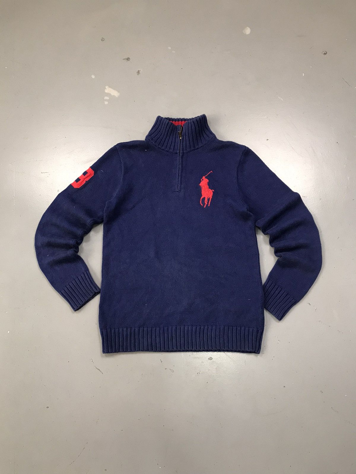 Designer × Polo Ralph Lauren × Vintage Vintage Ralph Lauren polo tag embroidered zipper sweater Size US L / EU 52-54 / 3 - 1 Thumbnail