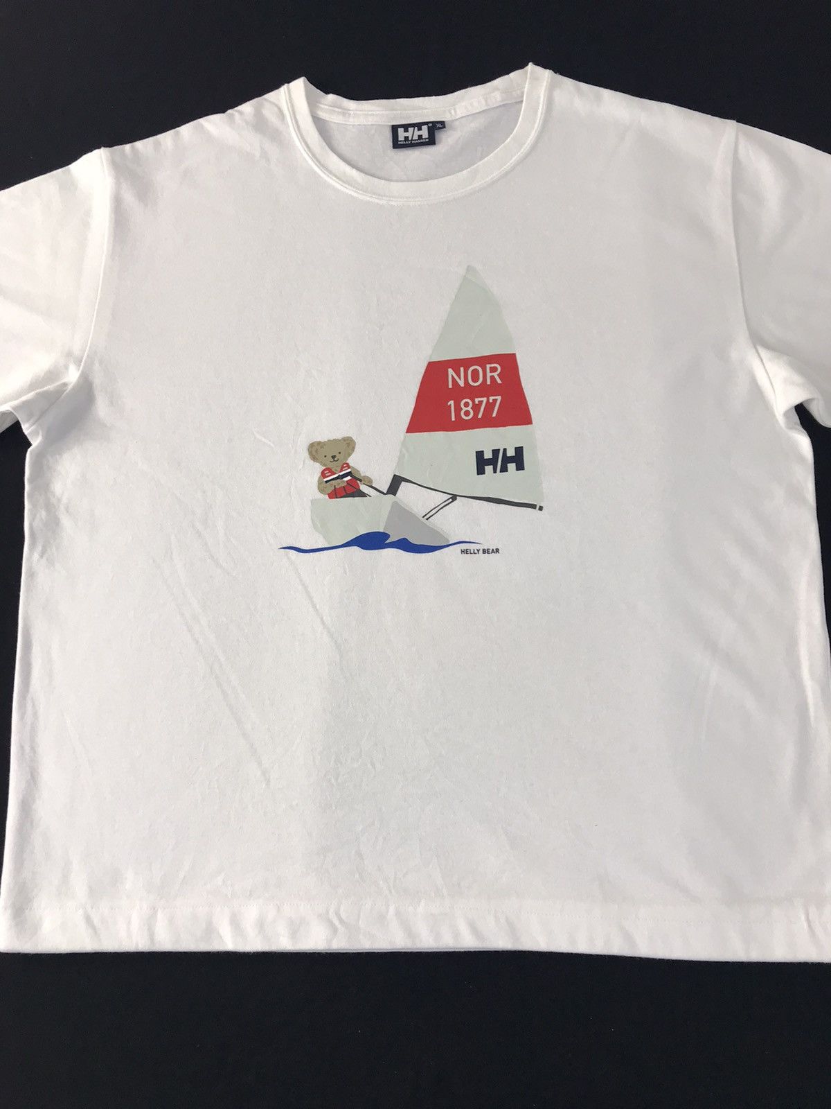 Helly Hansen Hype Helly Hansen Sailing Bear Printed Tee Unisex Wear Size US L / EU 52-54 / 3 - 3 Thumbnail