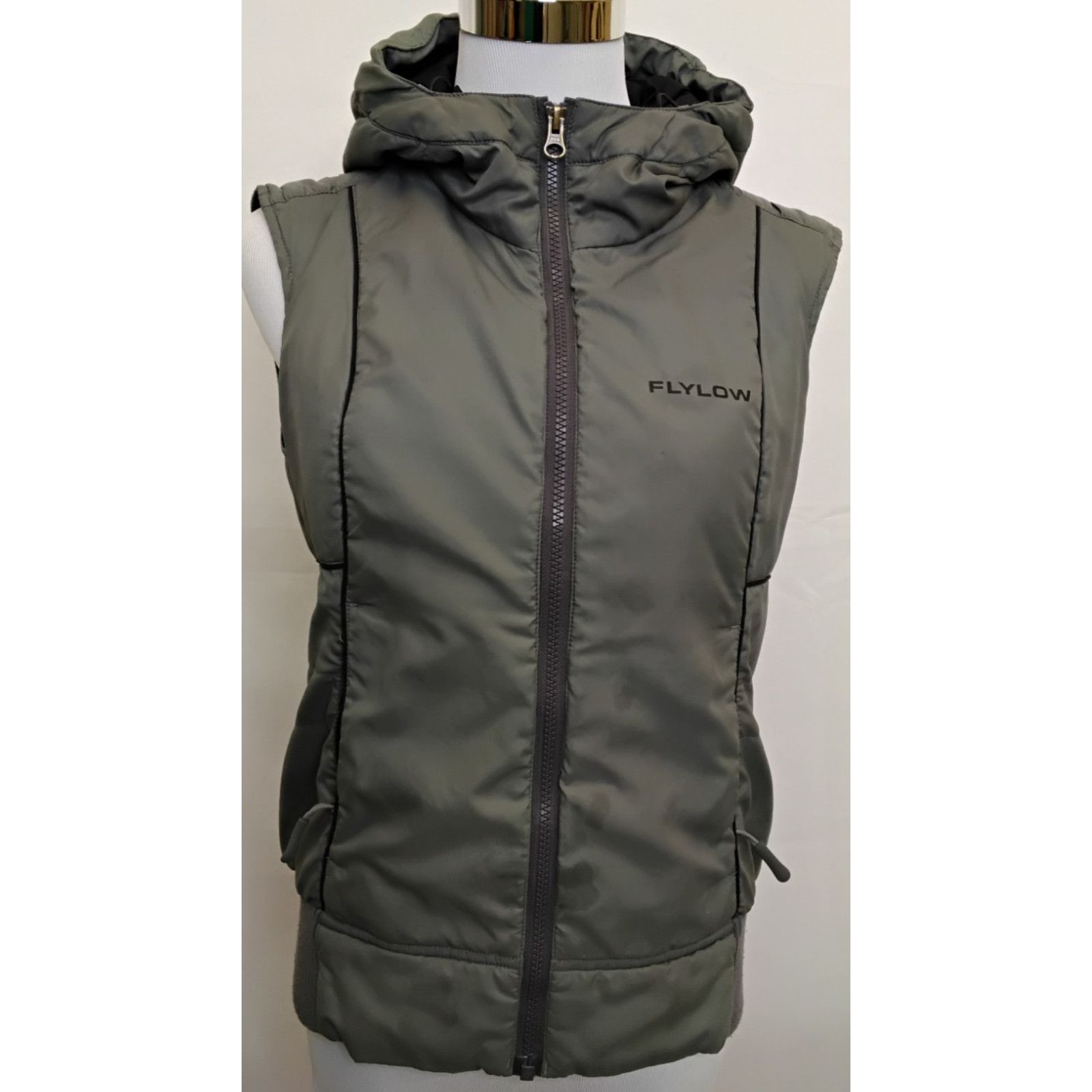 Flylow Flylow Smuggler Hooded Vest Women's S Gray Full Zip #Z5150 Size S / US 4 / IT 40 - 9 Thumbnail