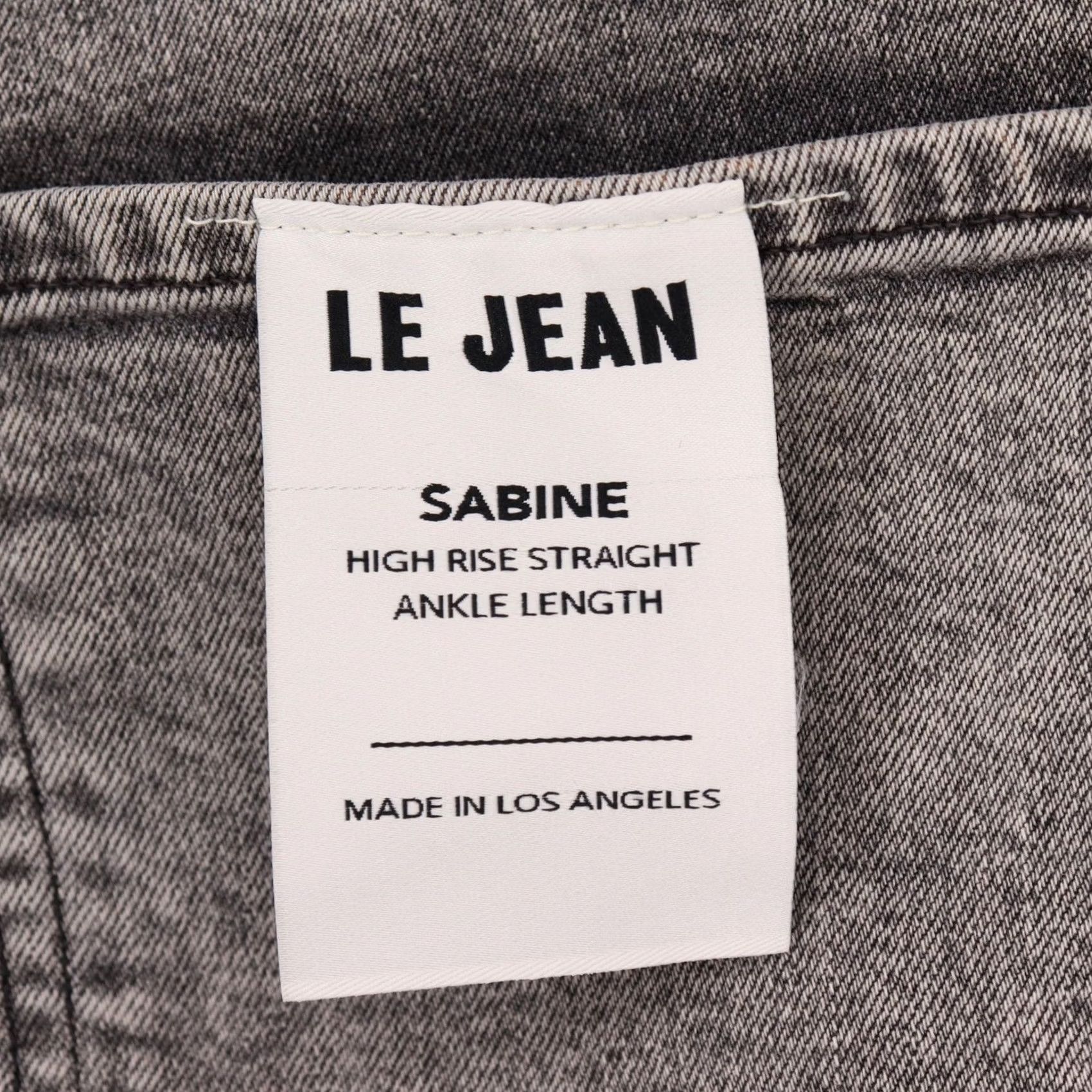 Vintage VINTAGE LE JEAN Sabine High Rise Straight Ankle Jeans Blue Grey Contrast 30 NWT Size 30" / US 8 / IT 44 - 7 Thumbnail