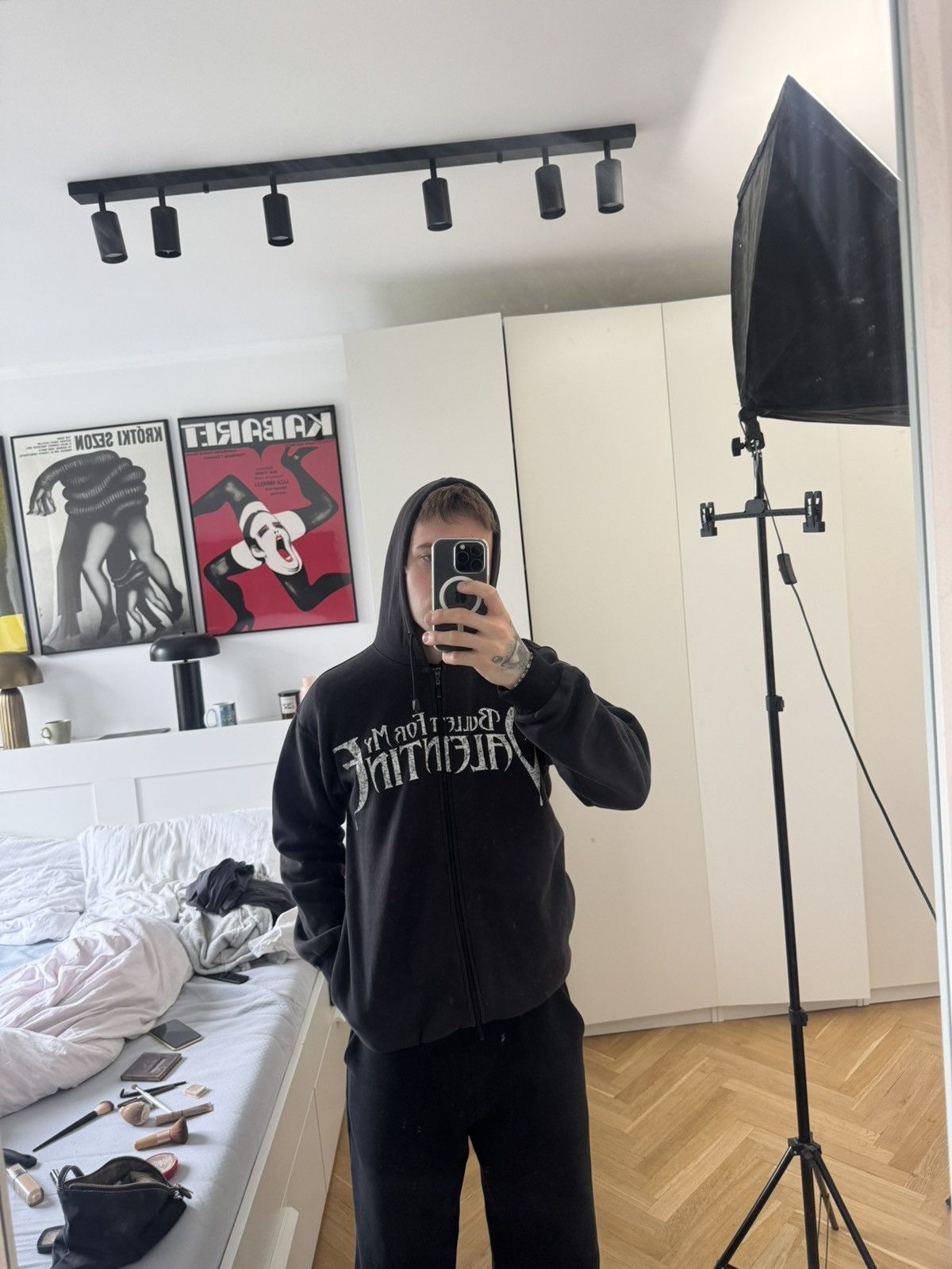 Band Tees VINTAGE Y2k Bullet For My Valentine Band Hoodie Rock Skull Size US L / EU 52-54 / 3 - 5 Thumbnail