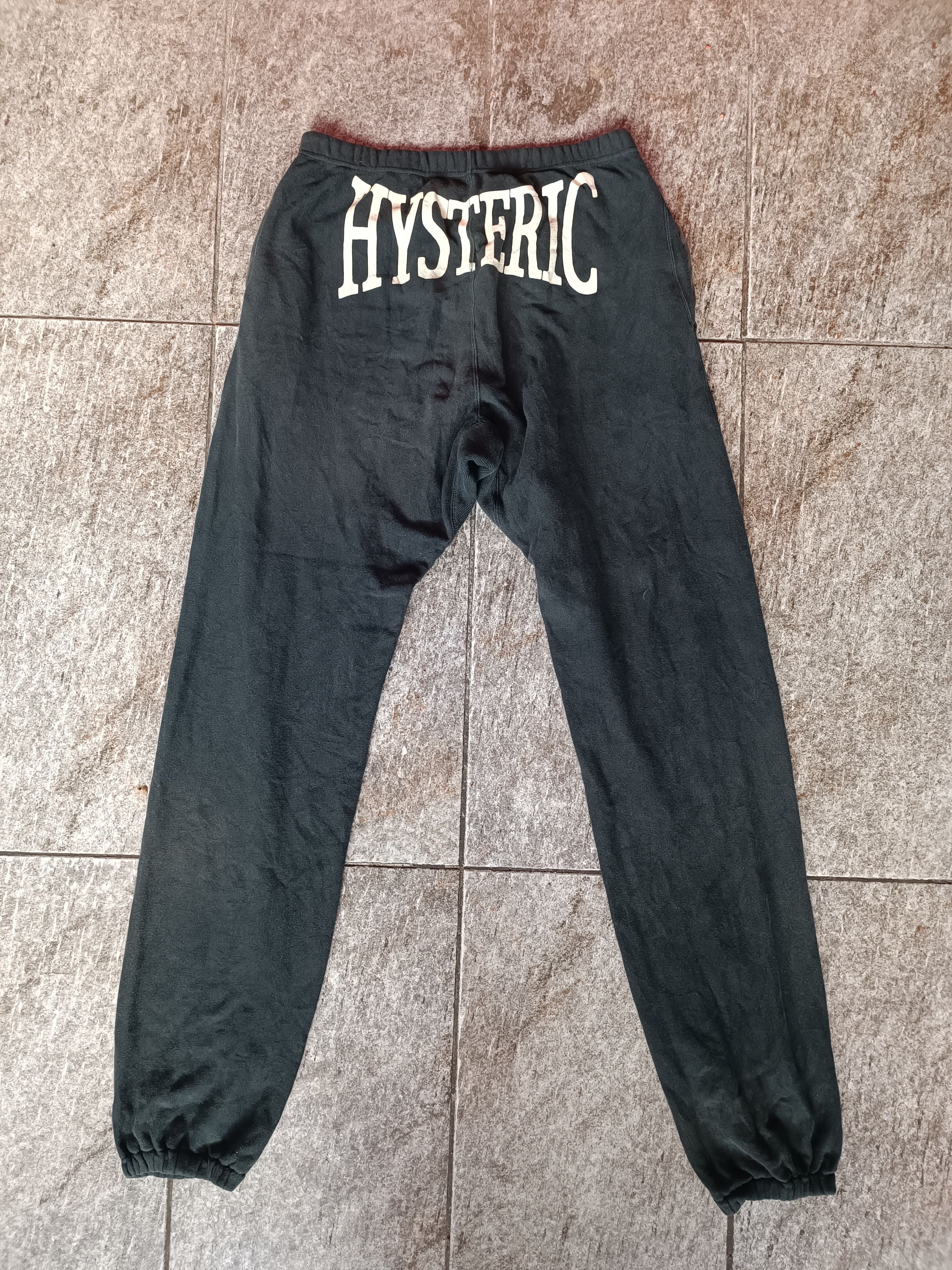 image of Hysteric Glamour Sweatpants in Black, Men's (Size 36)