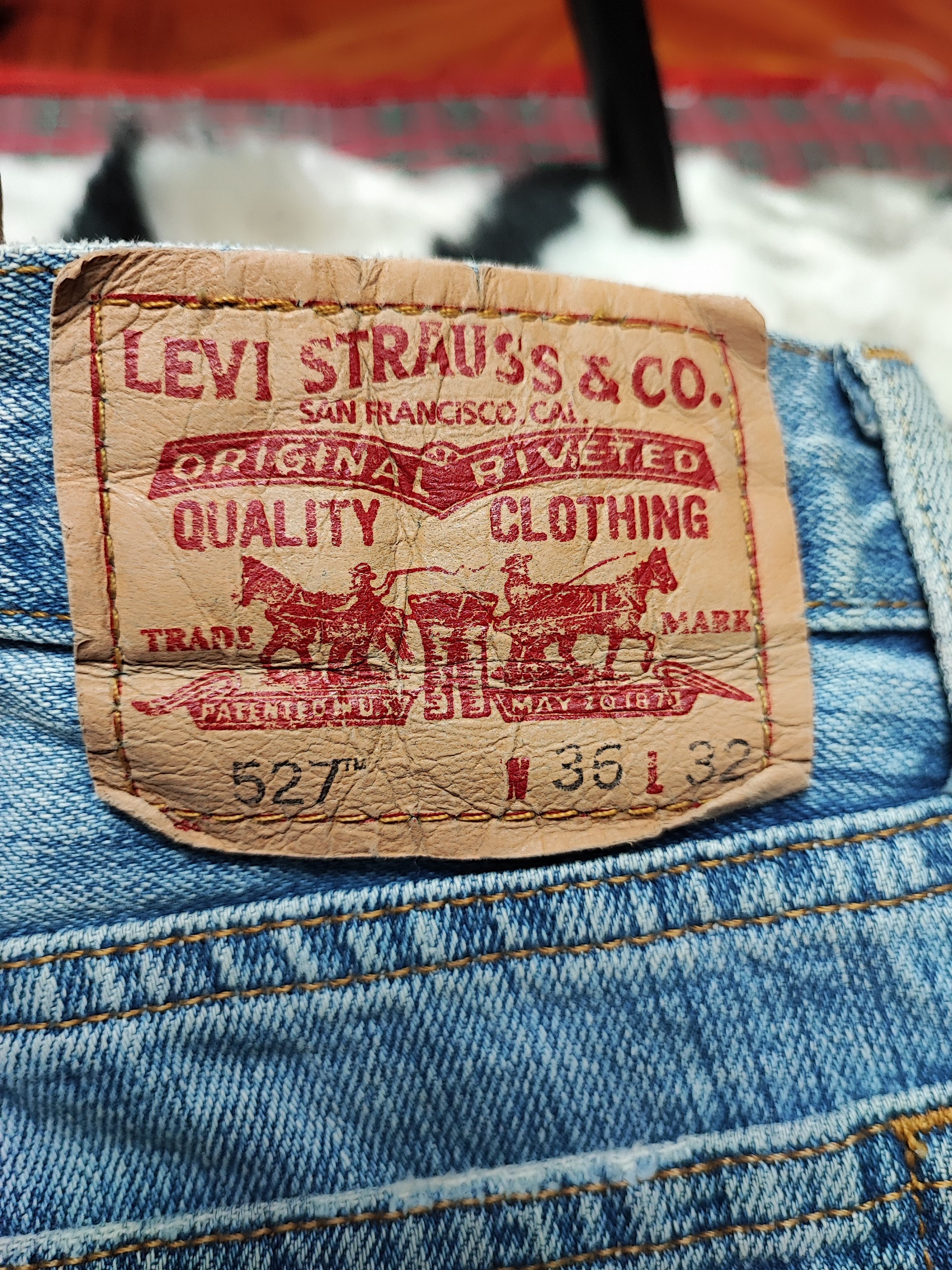 Levi's Levi's 527 Flared Low Bootcut Jeans Size US 35 - 16 Thumbnail