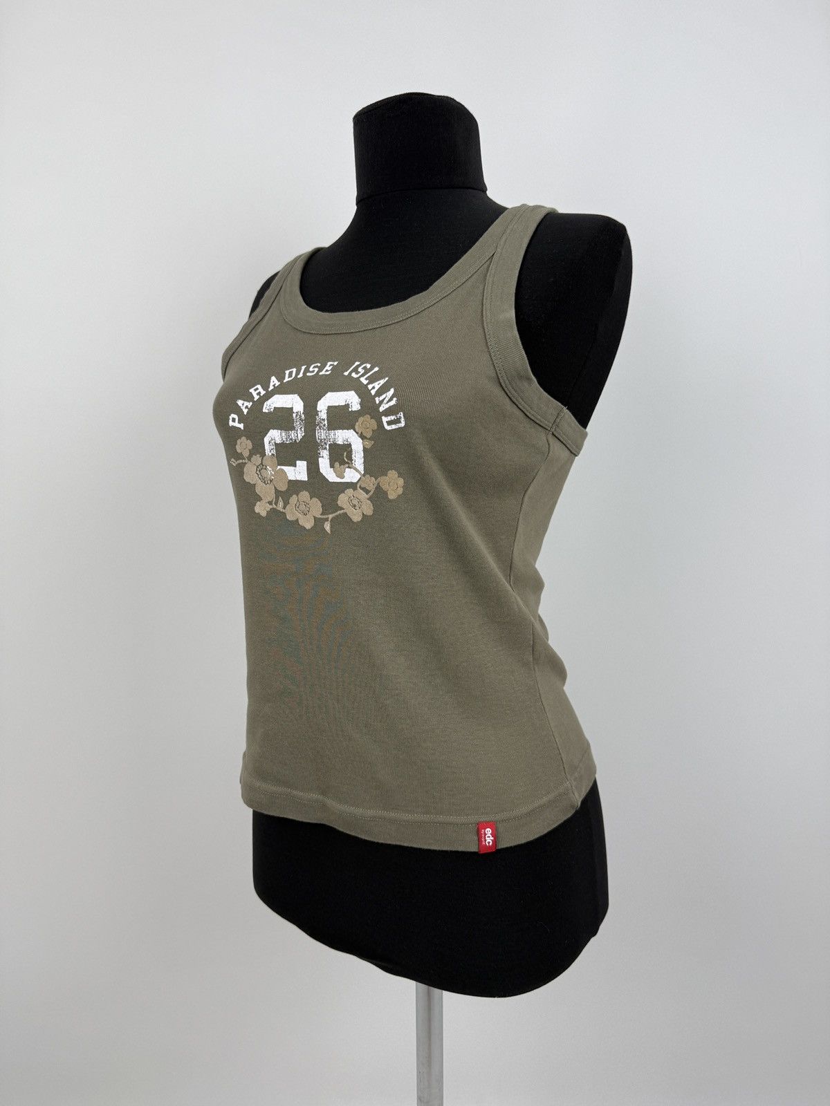 Esprit Y2K Vintage EDC by esprit Paradise Island Cotton Tank Top Size M / US 6-8 / IT 42-44 - 1 Thumbnail