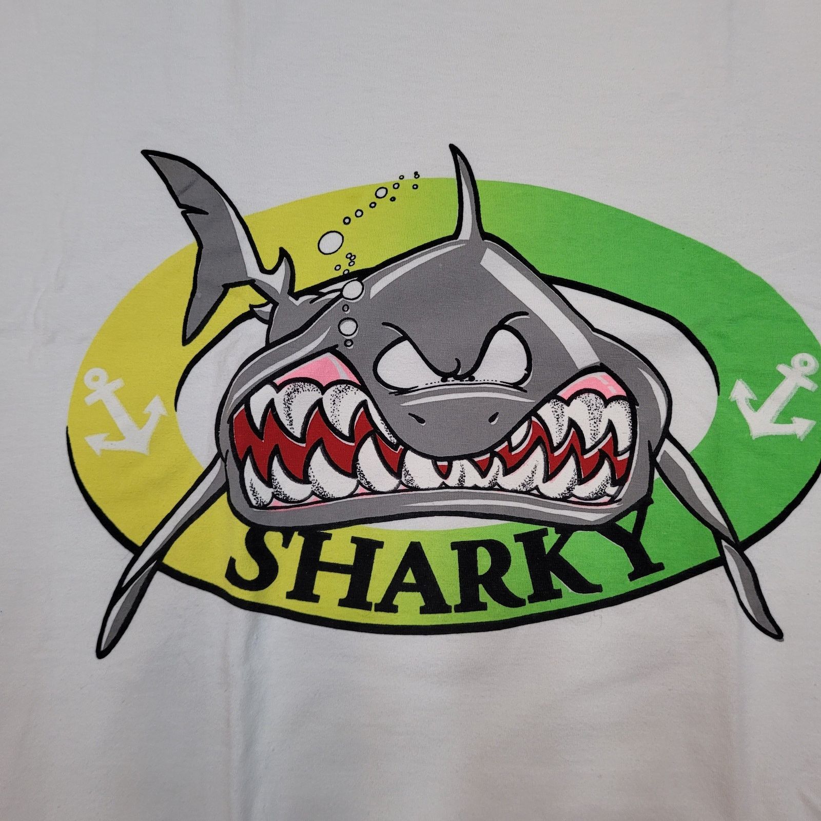 Other VTG 90s Y2K "Sharky" Shark T-Shirt M Cartoon Surf Skate Size US M / EU 48-50 / 2 - 2 Thumbnail