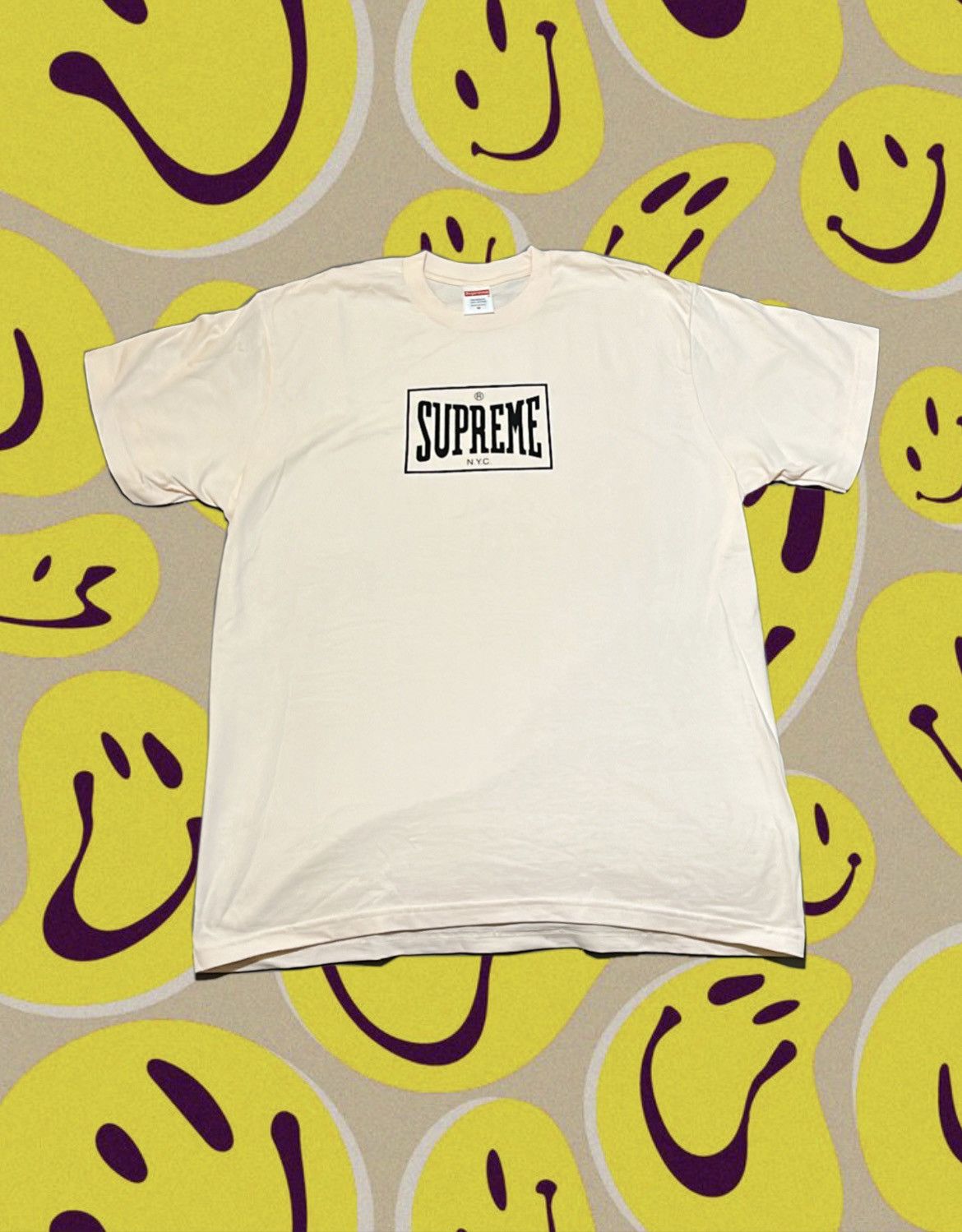 Supreme Supreme x Everlast Tee (Light Pink) Size US M / EU 48-50 / 2 - 3 Thumbnail