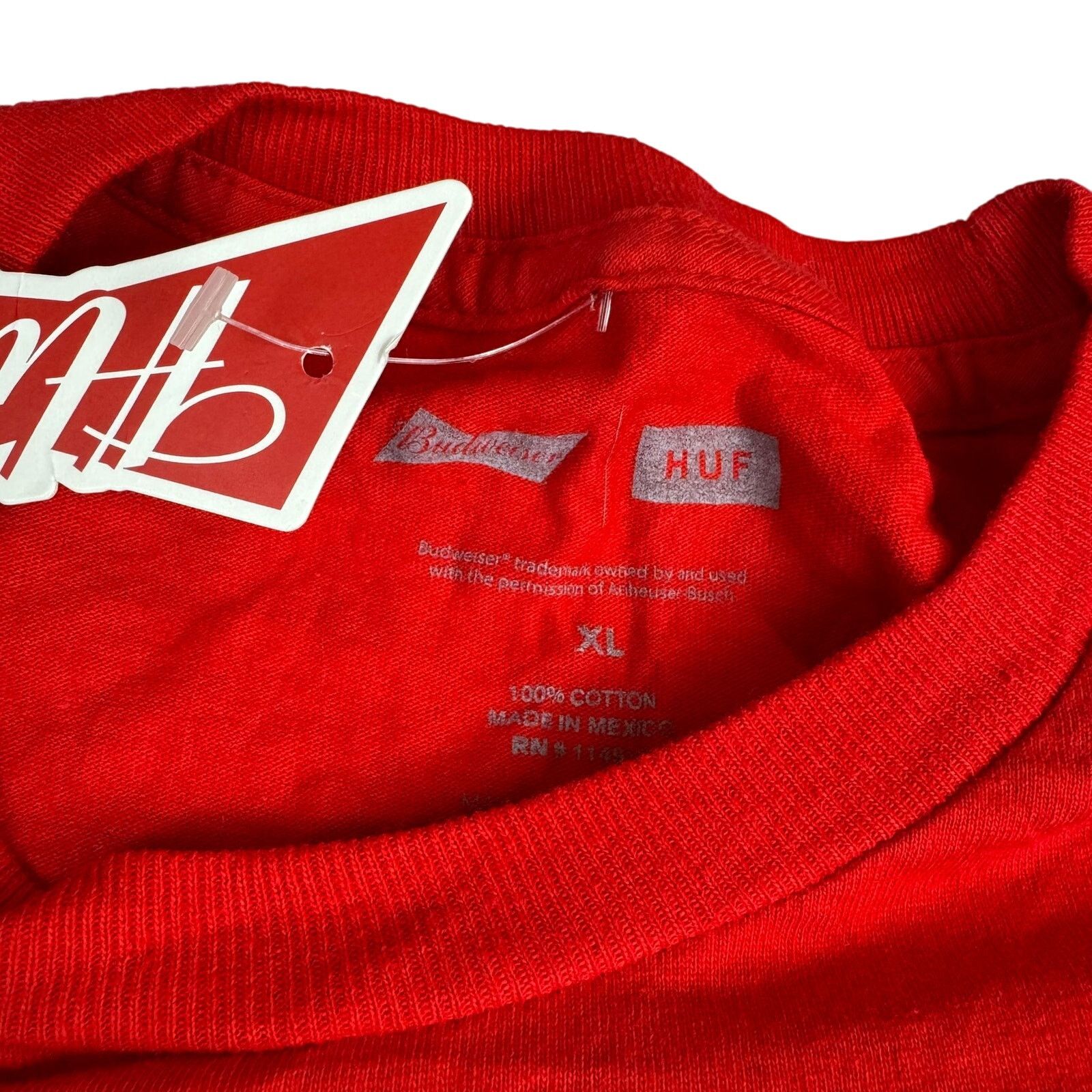 Huf Budweiser x Huf T Shirt - Size XL Size US XL / EU 56 / 4 - 3 Thumbnail