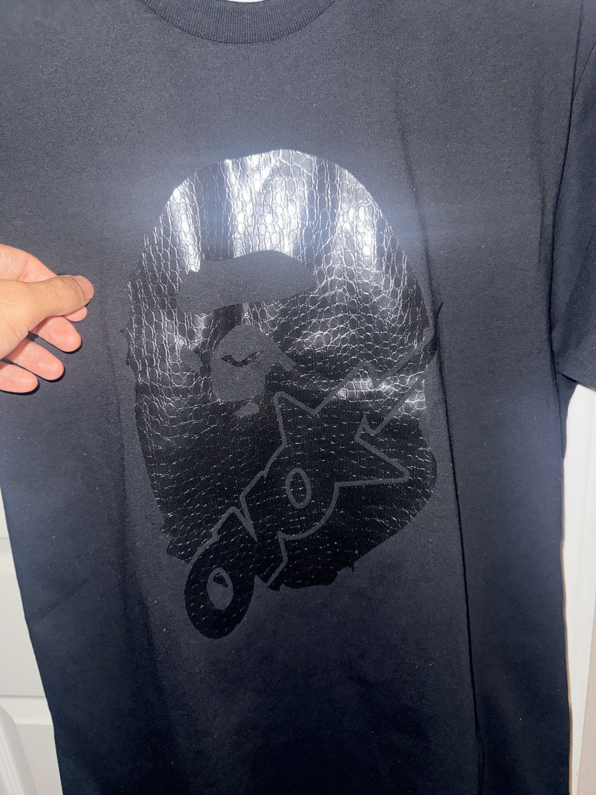 Bape × October's Very Own Bape X OVO Crocodile Print Tee Size US XL / EU 56 / 4 - 4 Thumbnail