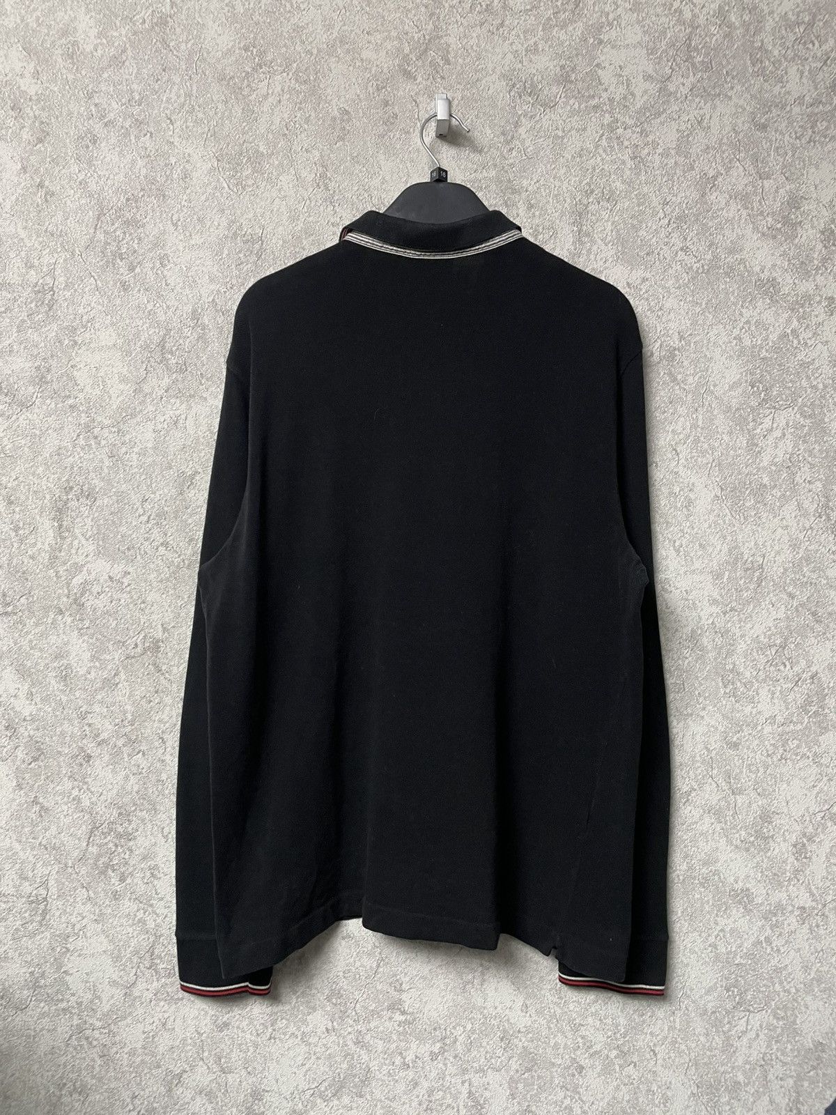 Lacoste Vintage Lacoste Black Long Sleeve Polo Shirt Size US M / EU 48-50 / 2 - 11 Thumbnail