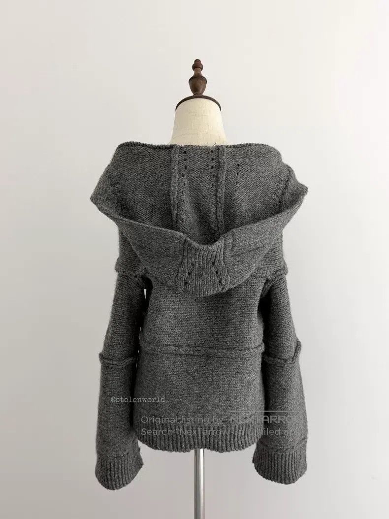 Comme des Garcons Comme Des Garcons size F Chunky Gold Button Hooded Jacket Size XS / US 0-2 / IT 36-38 - 4 Thumbnail