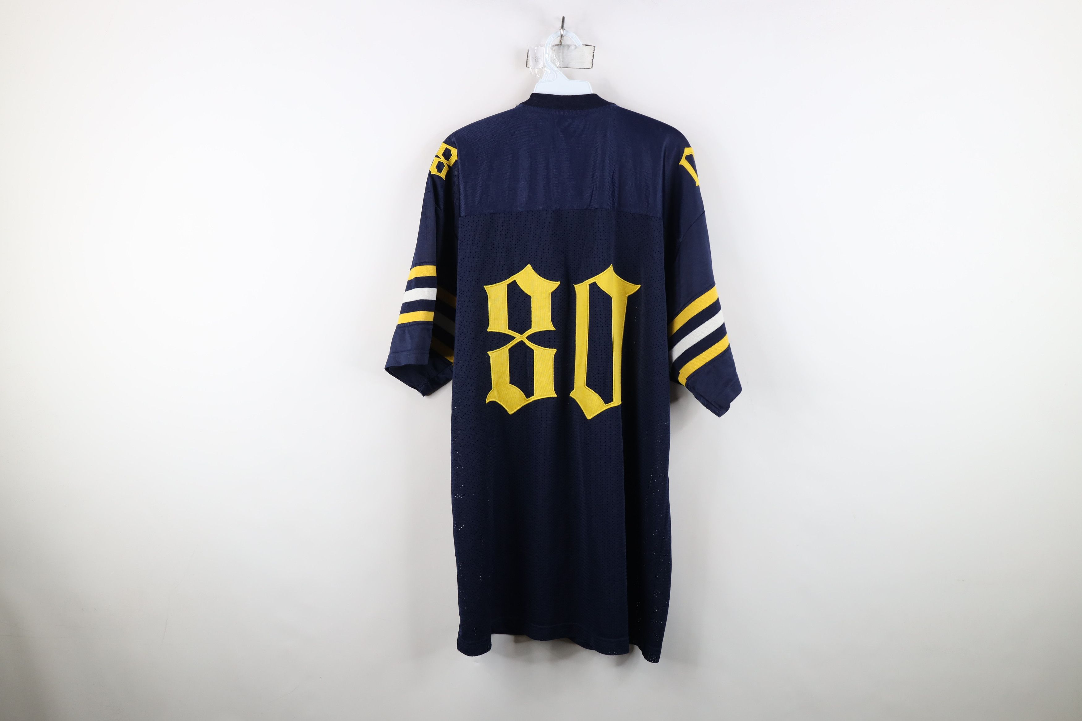 Vintage Vintage 90s Y2K Streetwear Striped Hip Hop Football Jersey Size US L / EU 52-54 / 3 - 14 Thumbnail