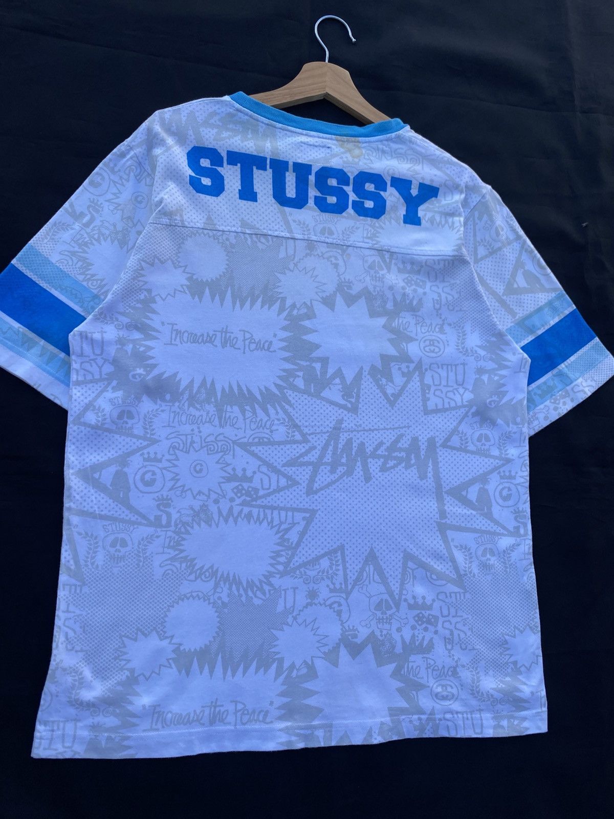 Stussy Rare Stussy “Increase the Peace” Graphic Tshirt Size US L / EU 52-54 / 3 - 23 Thumbnail