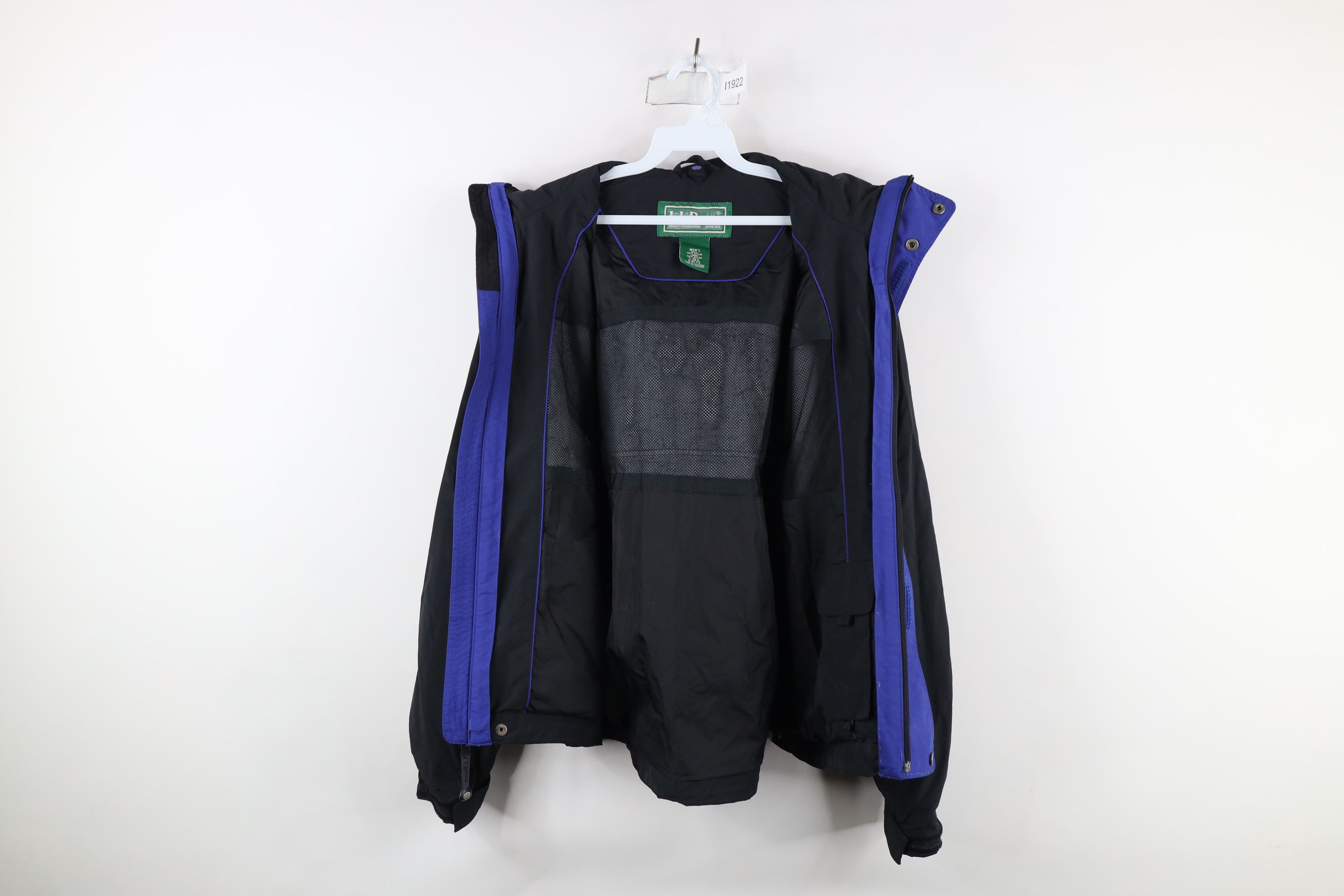 L.L. Bean Vintage LL Bean Waterproof Full Zip Hooded Rain Jacket Black Size US S / EU 44-46 / 1 - 9 Thumbnail