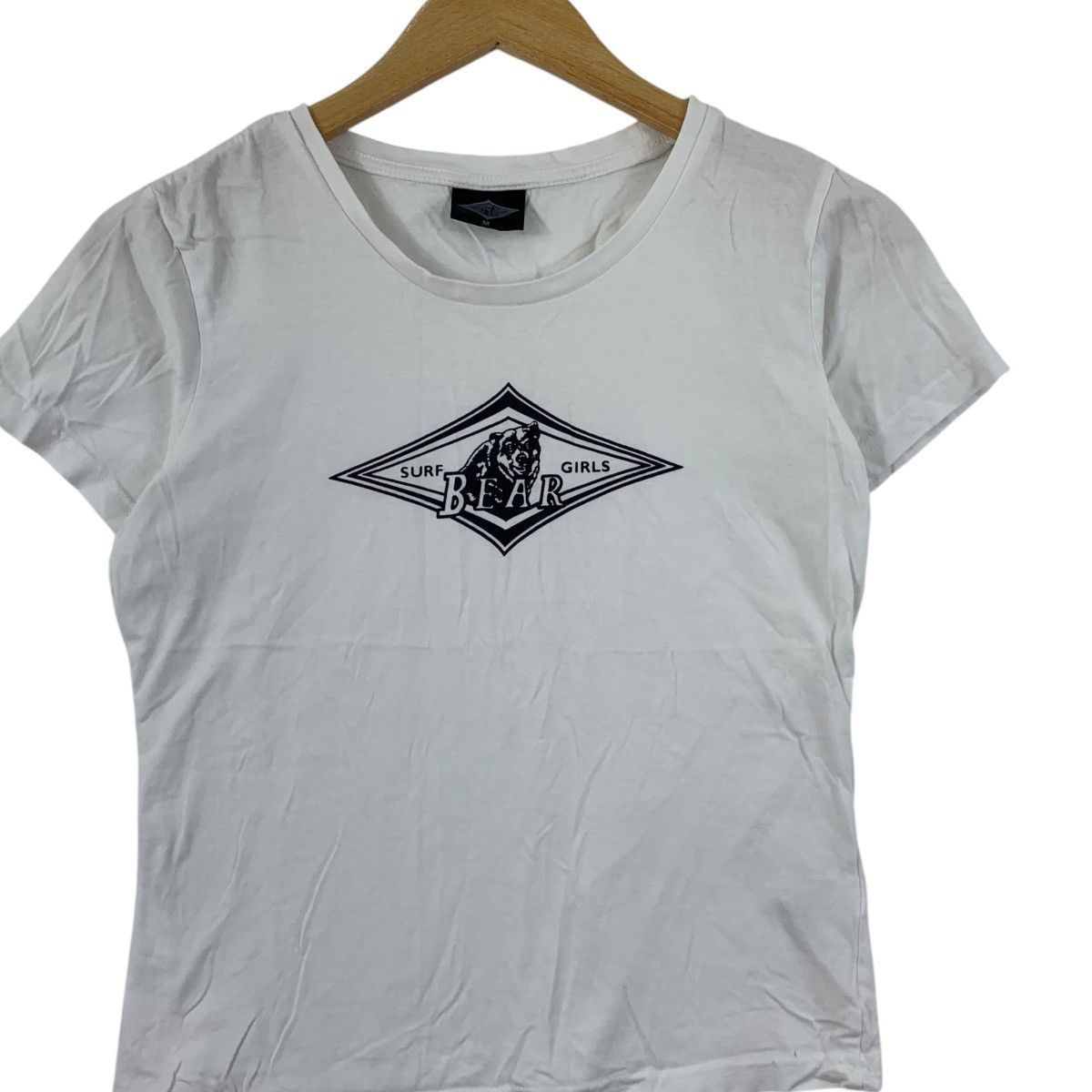 Vintage Vintage BEAR USA SURF GIRLS Collection Box Logo Tee Shirt Size M / US 6-8 / IT 42-44 - 3 Thumbnail