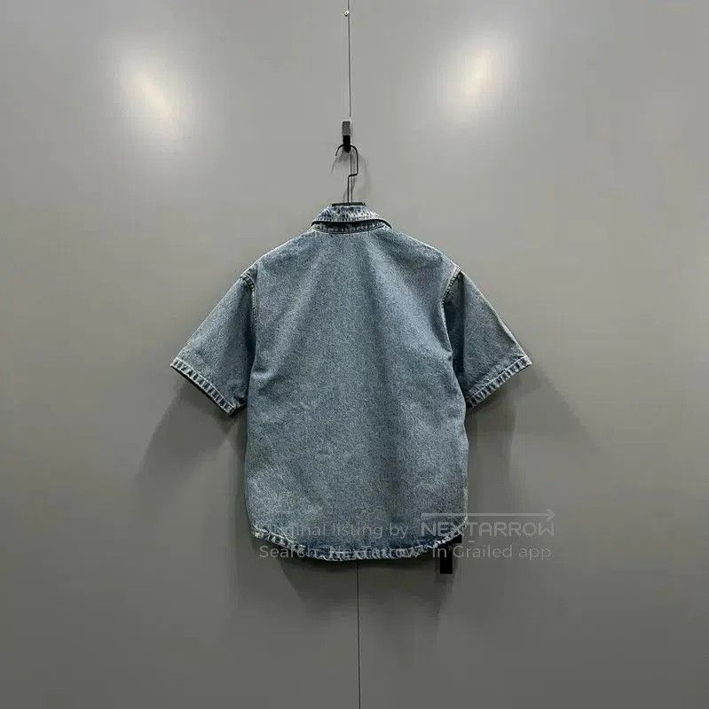 Prada Prada Short Sleeve Denim Shirt for Men. Size US M / EU 48-50 / 2 - 4 Thumbnail