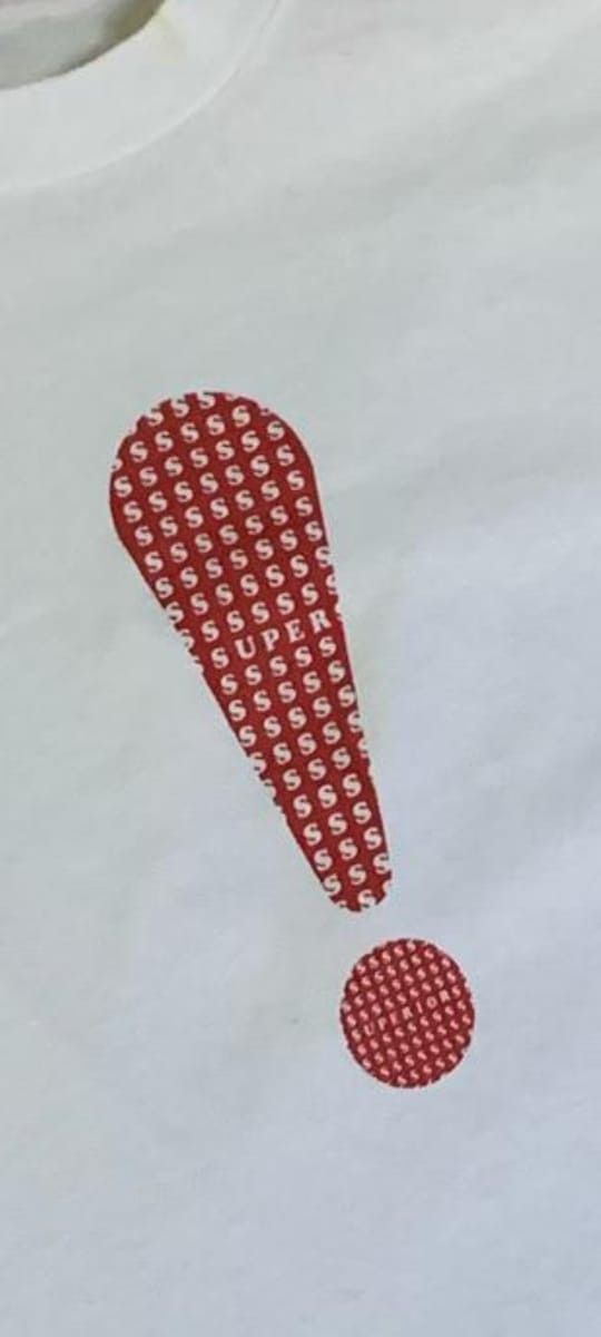 Vintage Usa made exclamation mark SUPER SUPERIORS SINGLE STICH Tee Size US L / EU 52-54 / 3 - 1 Thumbnail