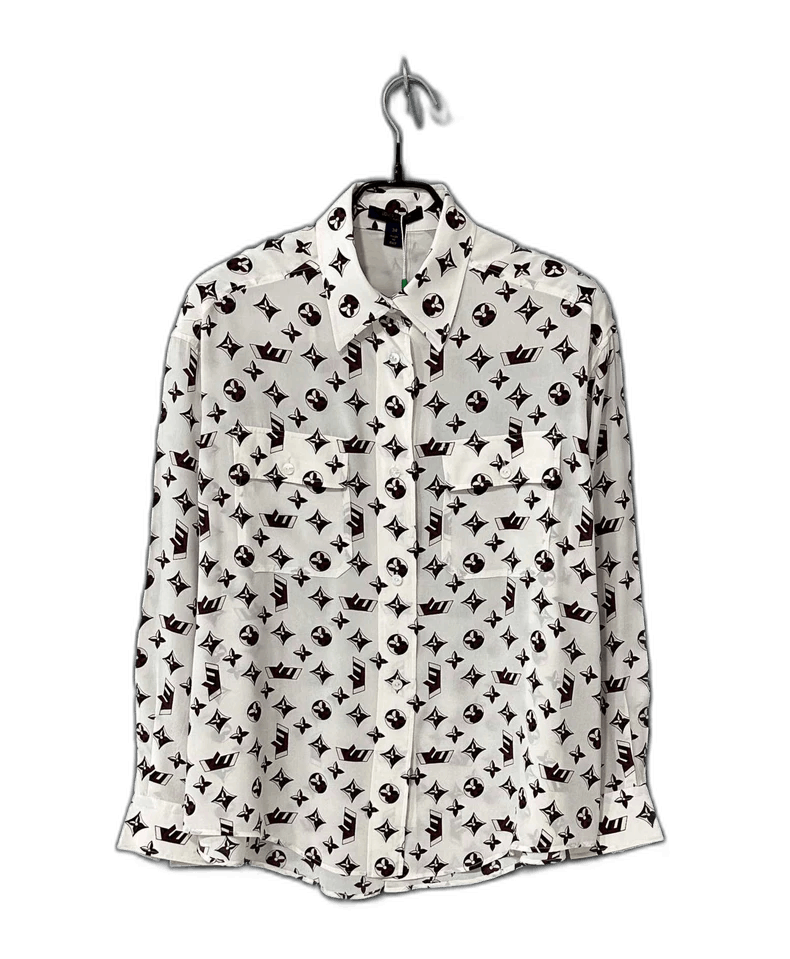 Louis Vuitton Louis Vuitton Printed Silk Shirt Size XS / US 0-2 / IT 36-38 - 1 Thumbnail