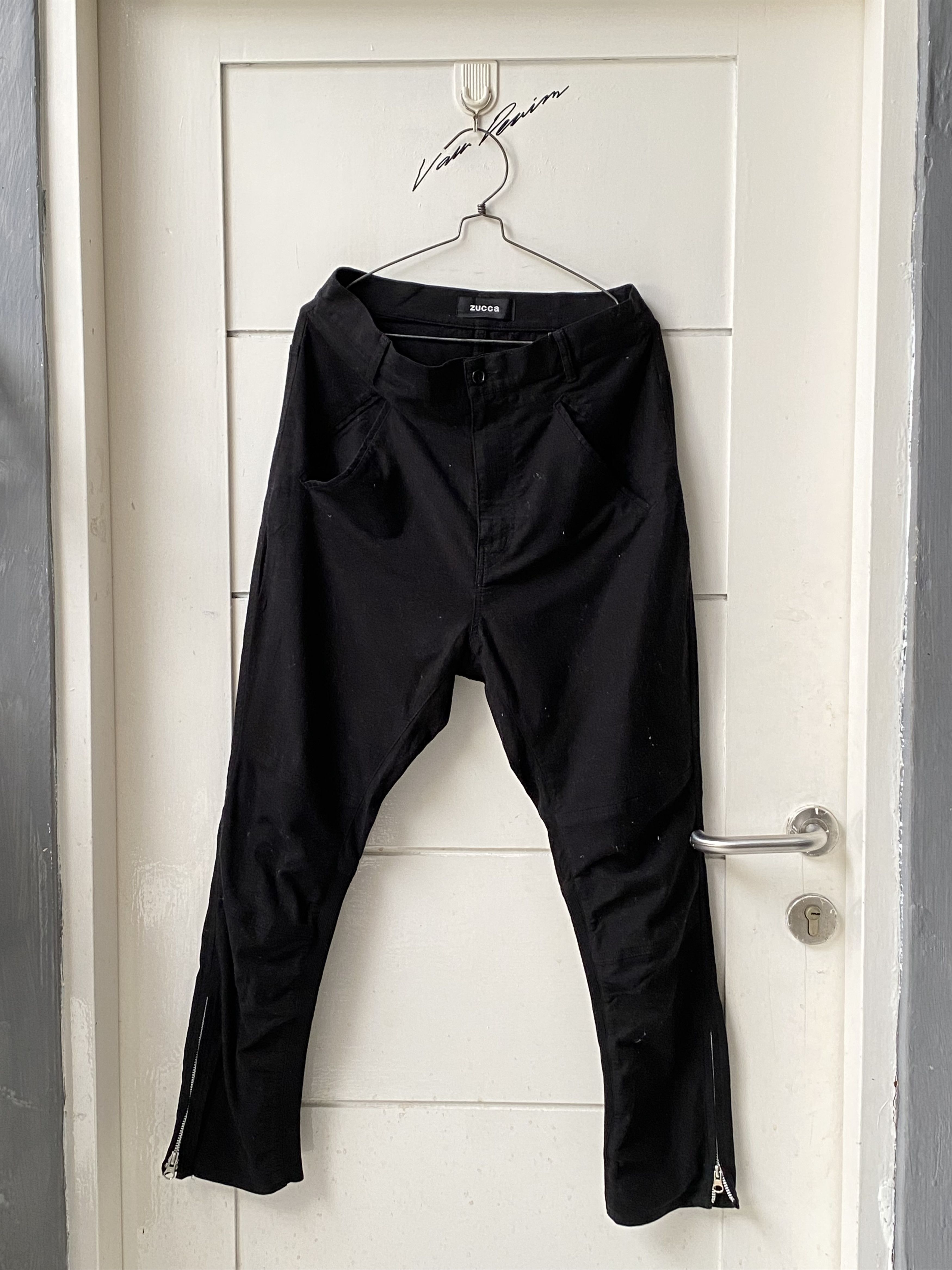 Zucca ZUCCA Issey Miyake Black Zipper Bondage Pants Size US 28 / EU 44 - 9 Thumbnail
