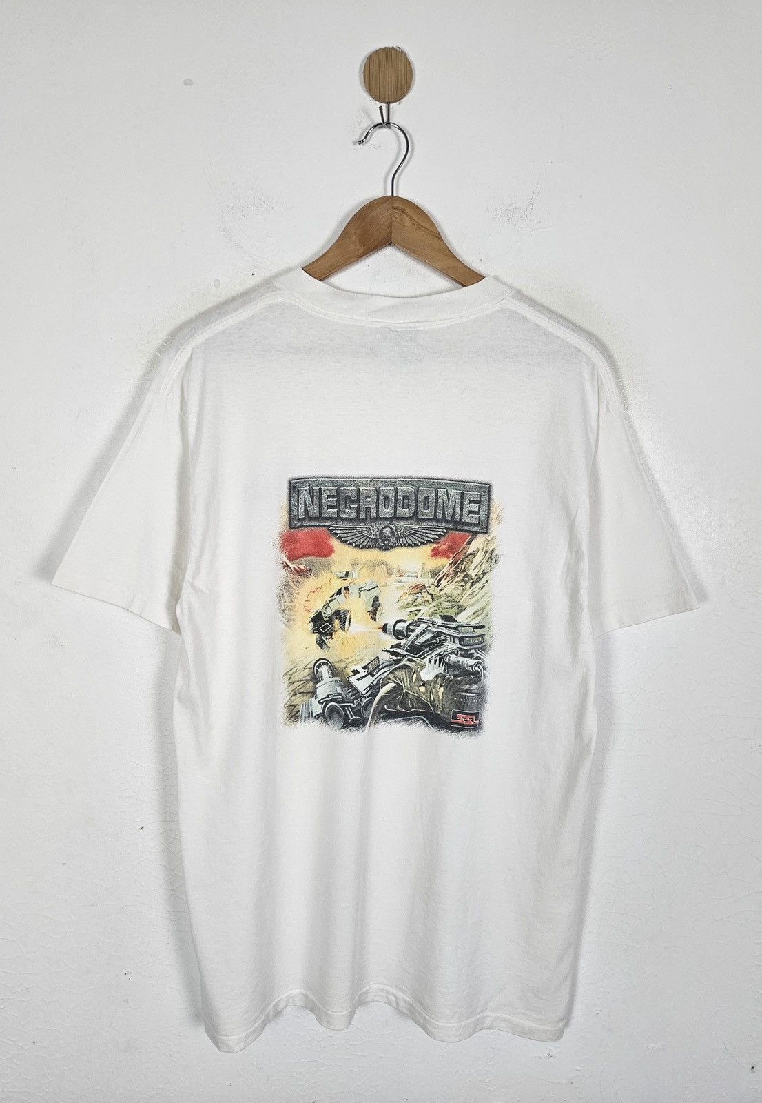 Vintage Vintage 1996 Necrodome Promo PC Video Games microsoft shirt Size US L / EU 52-54 / 3 - 1 Thumbnail
