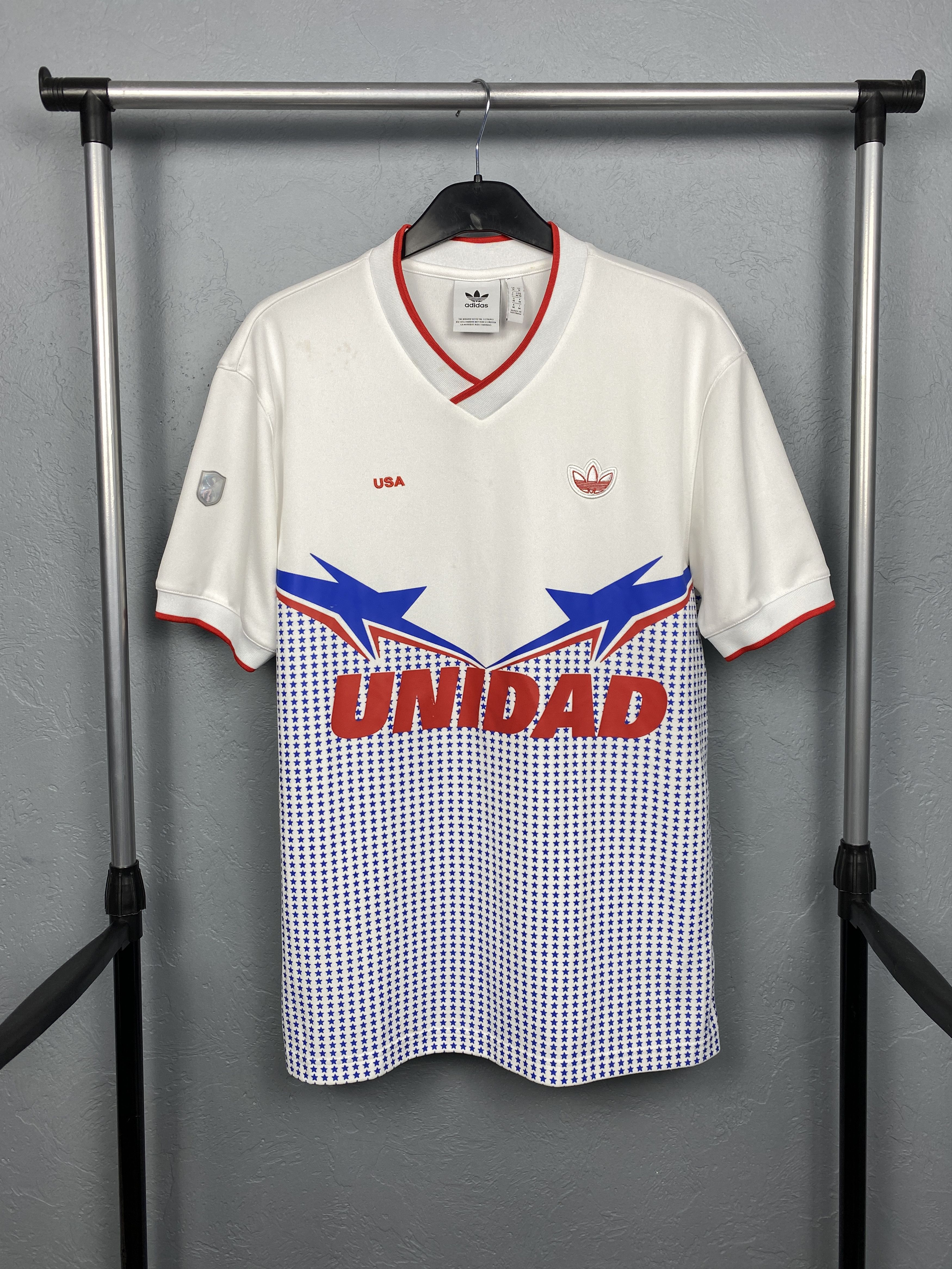 Adidas Adidas Originals USA Unidad Star T-Shirt Y2K Tee Jersey Size US M / EU 48-50 / 2 - 1 Thumbnail