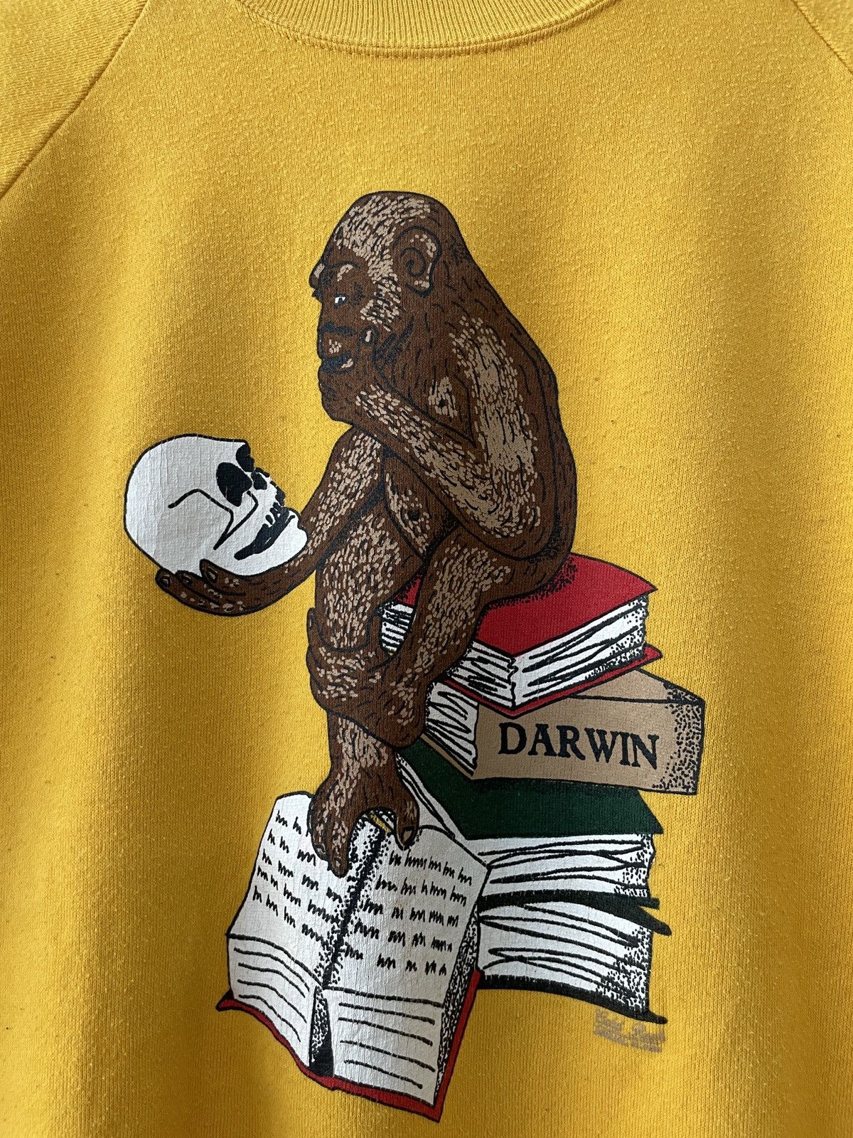 Jerzees × Vintage Vintage Jerzees Darwin Sweatshirt Size US XL / EU 56 / 4 - 2 Thumbnail
