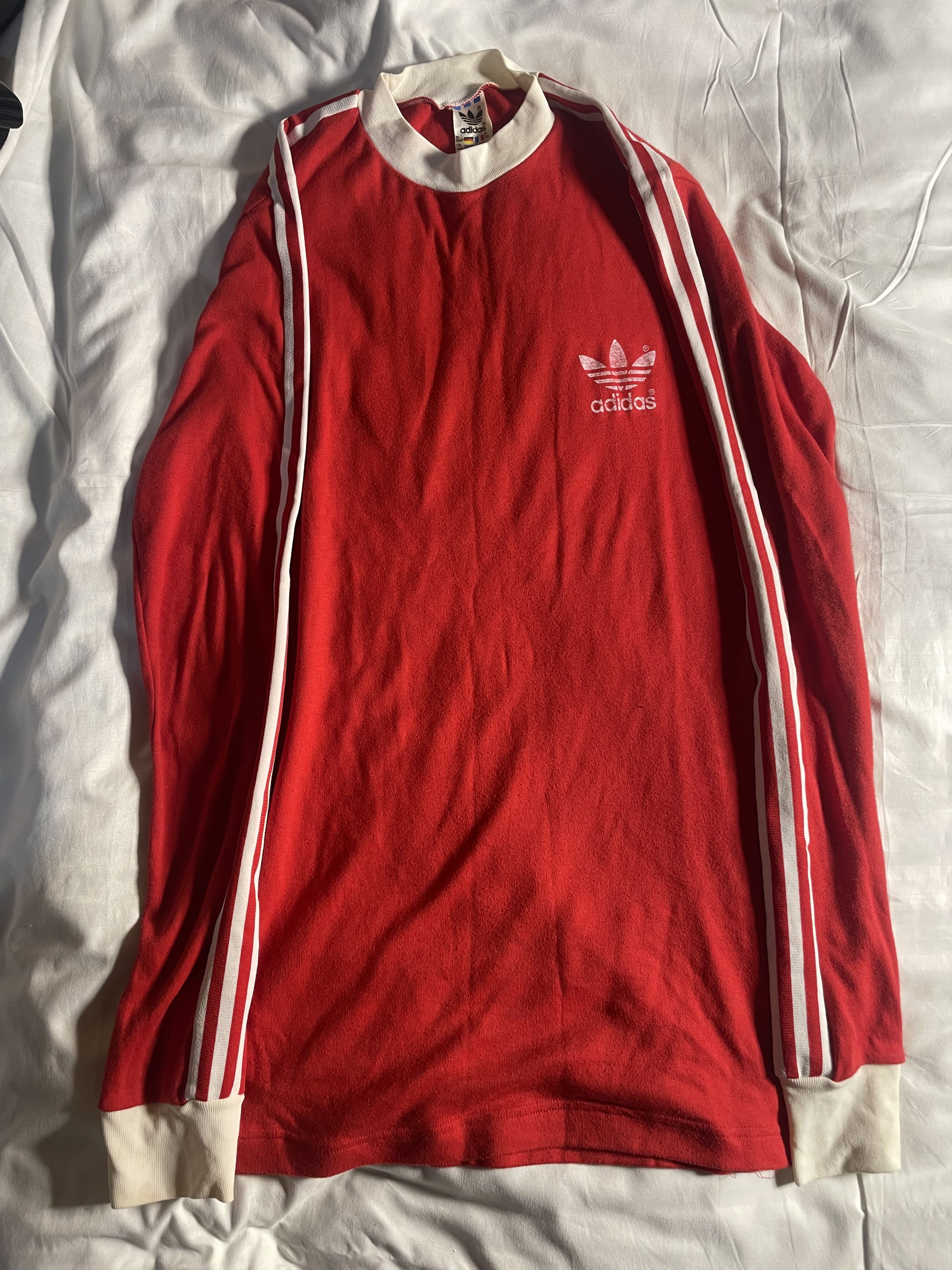 Adidas Vintage Adidas Longsleeve Size US XL / EU 56 / 4 - 1 Thumbnail