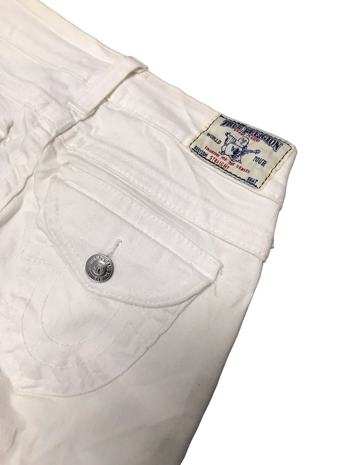 True Religion Vintage True Religion White Straight Jeans Size US 28 / EU 44 - 13 Thumbnail