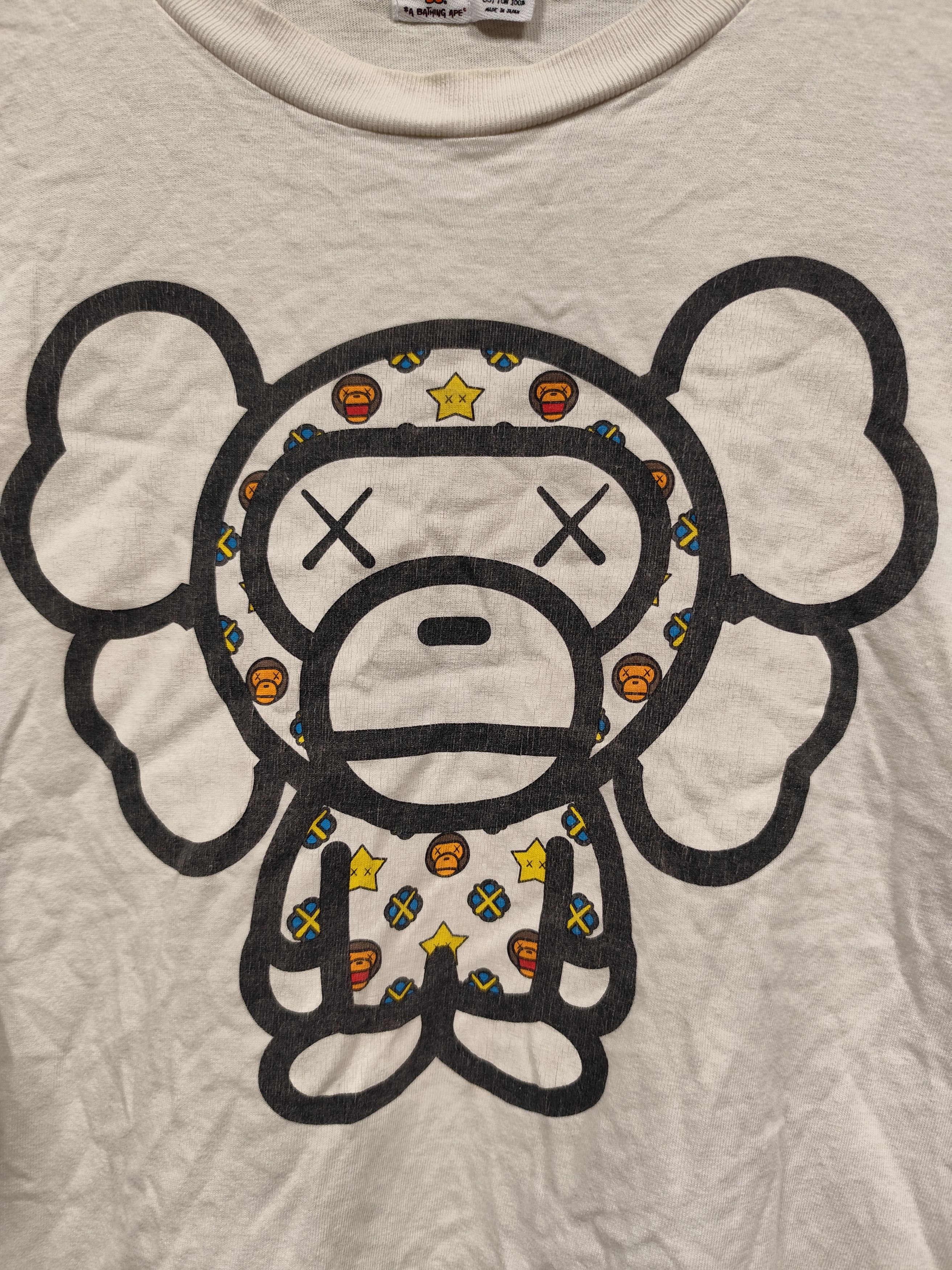 Bape × Kaws Bape x Kaws Baby Milo Monogram Tee Size US L / EU 52-54 / 3 - 2 Thumbnail