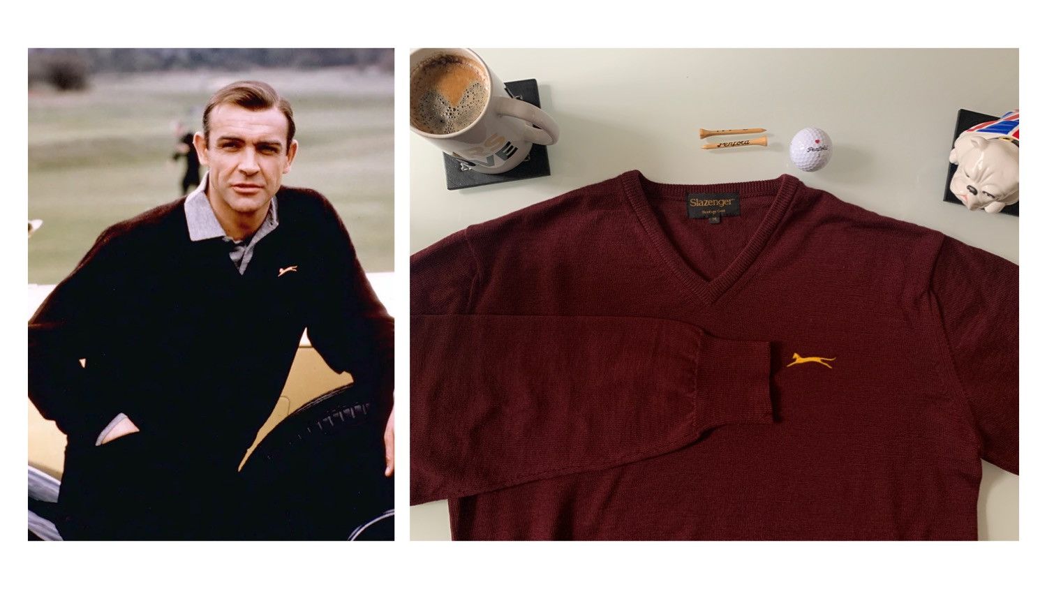 Vintage Slazenger Heritage James Jumper Size US M / EU 48-50 / 2 - 1 Thumbnail