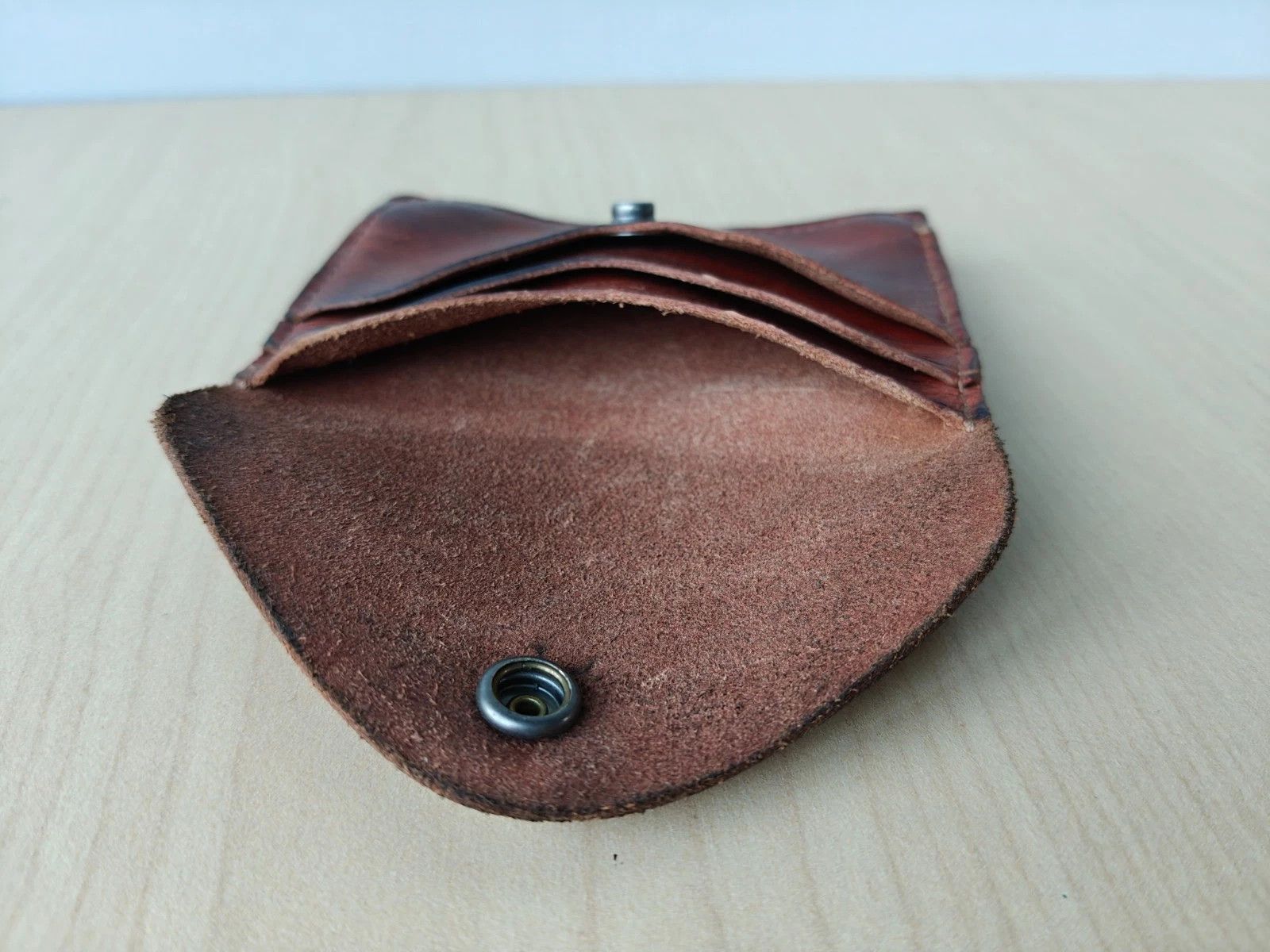 RRL Ralph Lauren Double RL Concho Leather Card Case FTP - 5003 Size ONE SIZE - 9 Thumbnail