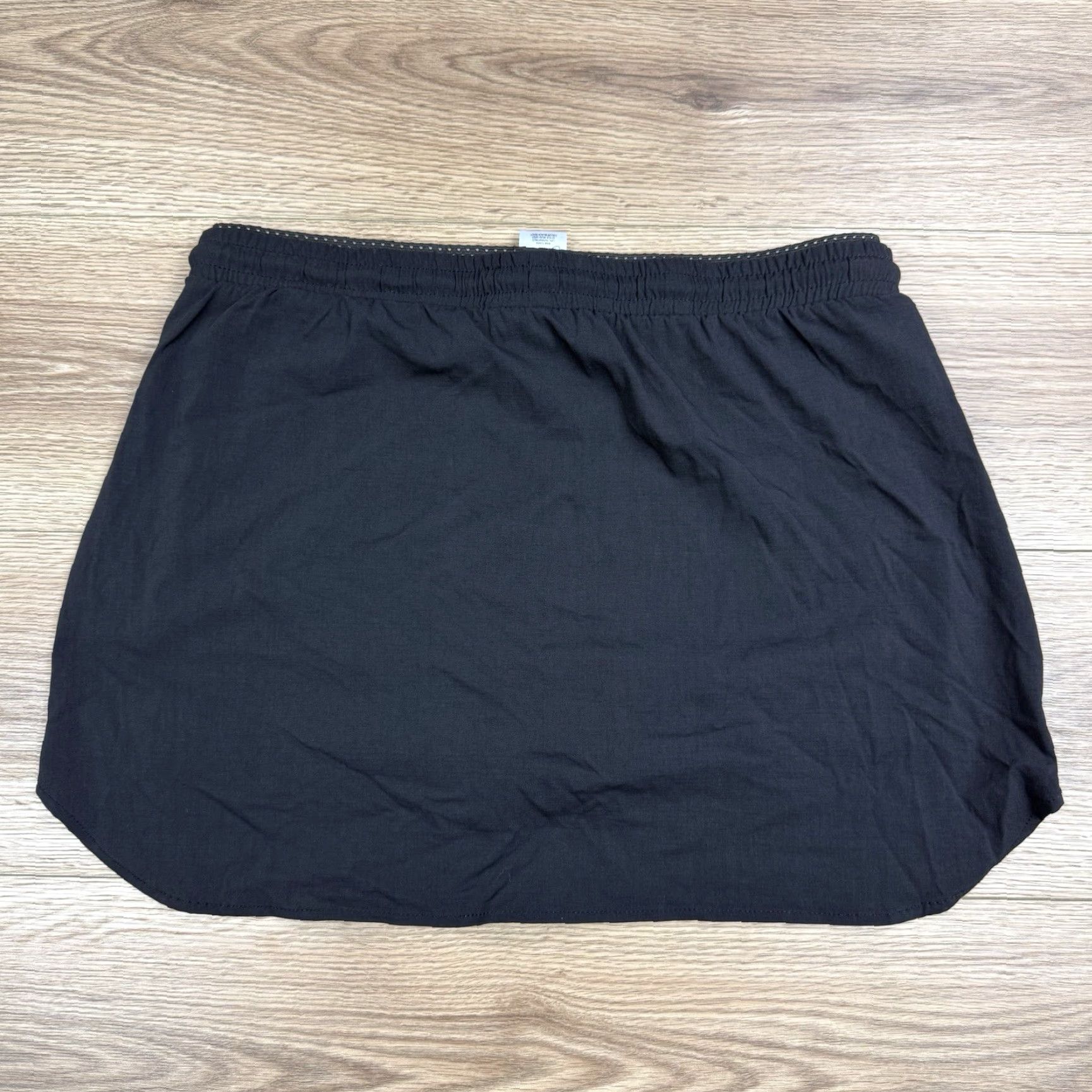 Vintage Trek Skort Women's Athletic Woven Black Elastic Waist Pockets Size L Hiking Activewear Size ONE SIZE - 8 Thumbnail