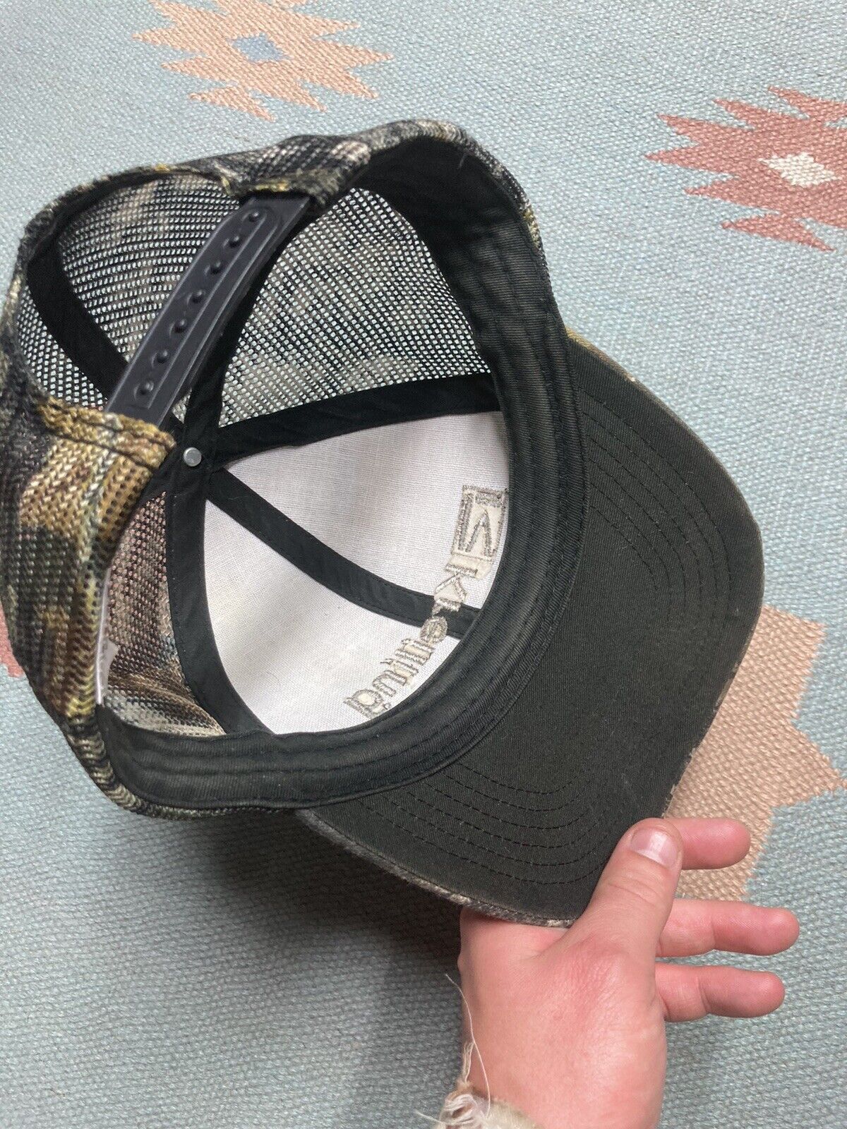 Mossy Oaks × Vintage VTG trucker hat camo break tree mossy oak kreiling roofing Size ONE SIZE - 6 Thumbnail