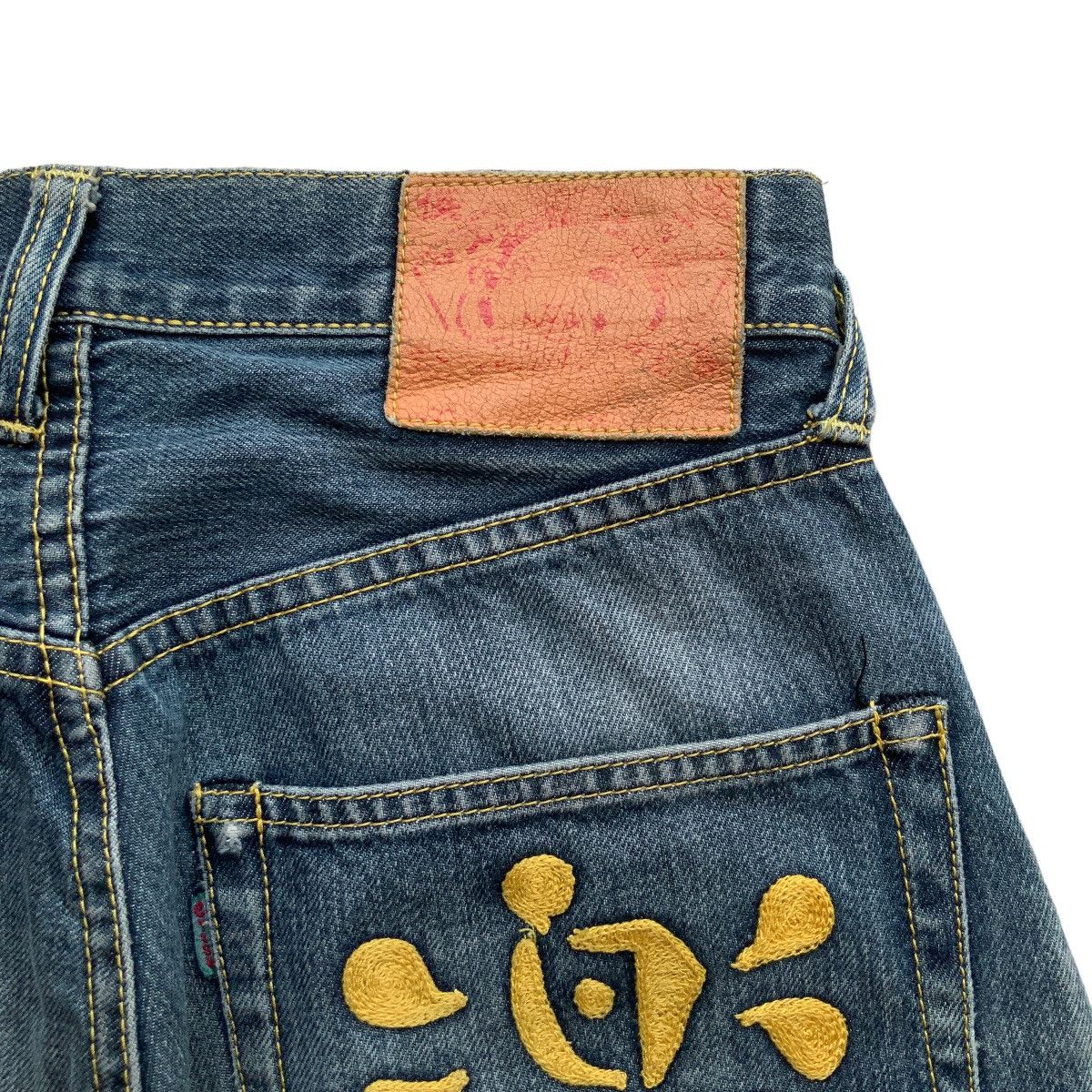 Evisu × Japanese Brand EVISU DOWLUCK EMBROIDERED SELVEDGE JEANS Size US 26 / EU 42 - 3 Thumbnail