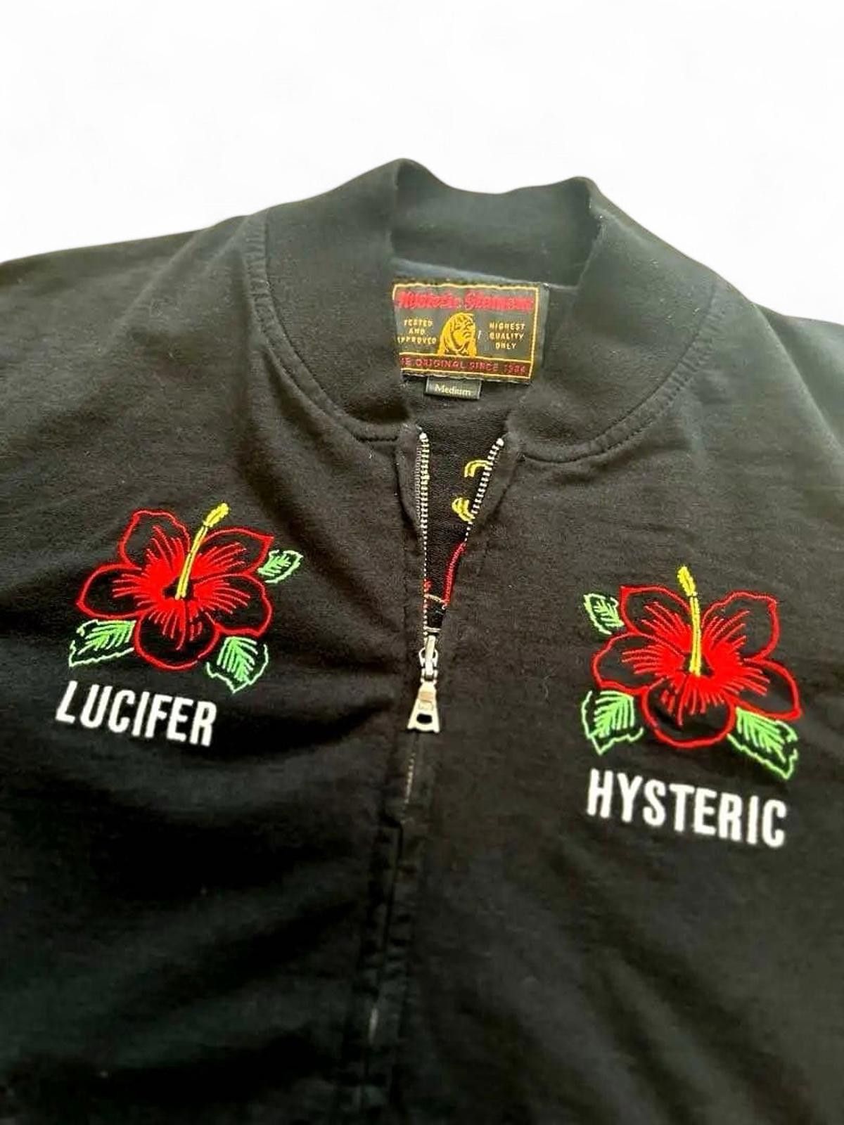 Hysteric Glamour Hysteric Glamour - M Lucifer Island Black Bomber Jacket Size M / US 6-8 / IT 42-44 - 3 Thumbnail