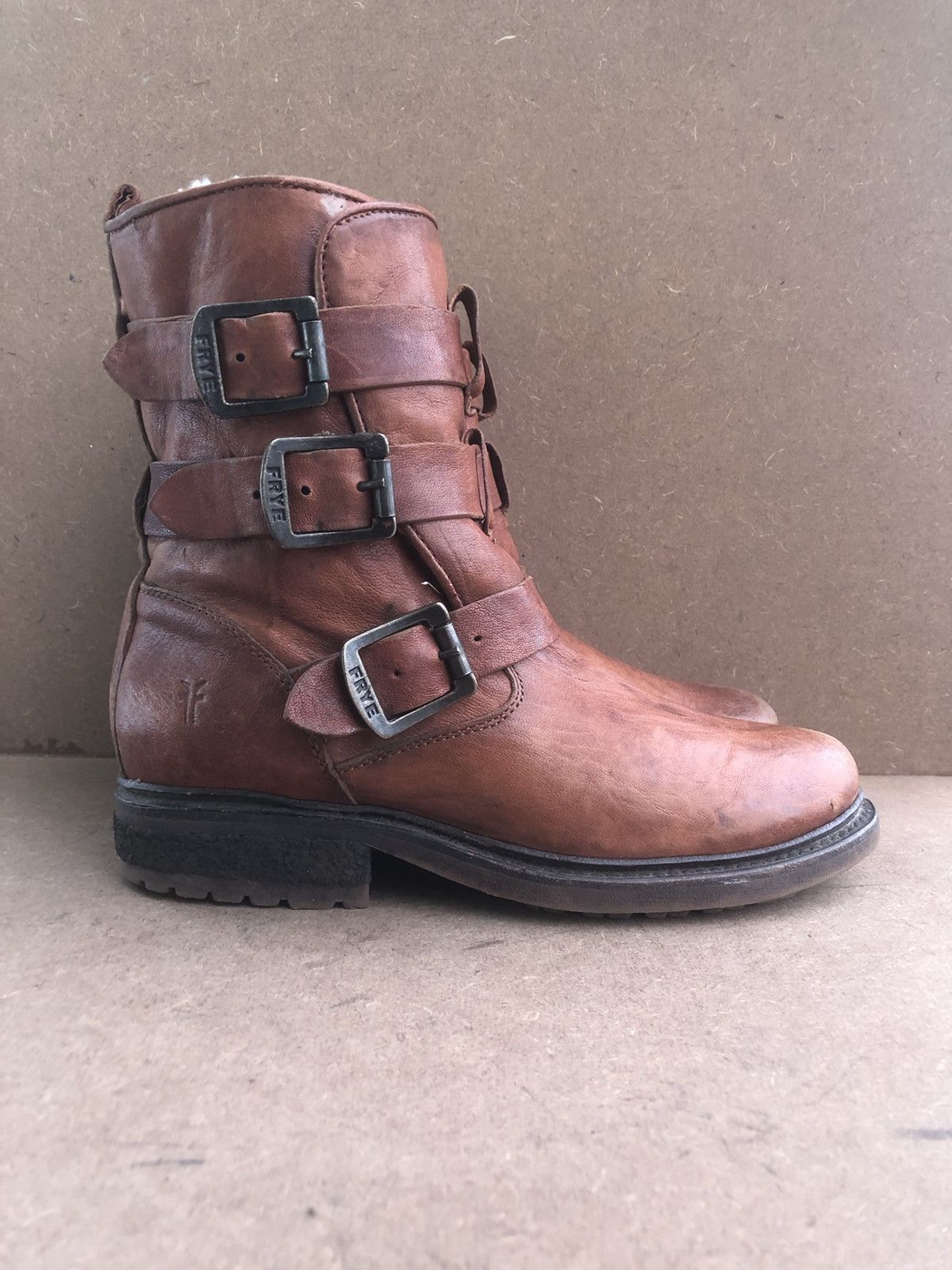Frye Frye Brown Leather Winter Boots Size 7.5 B Size US 7.5 / IT 37.5 - 1 Thumbnail