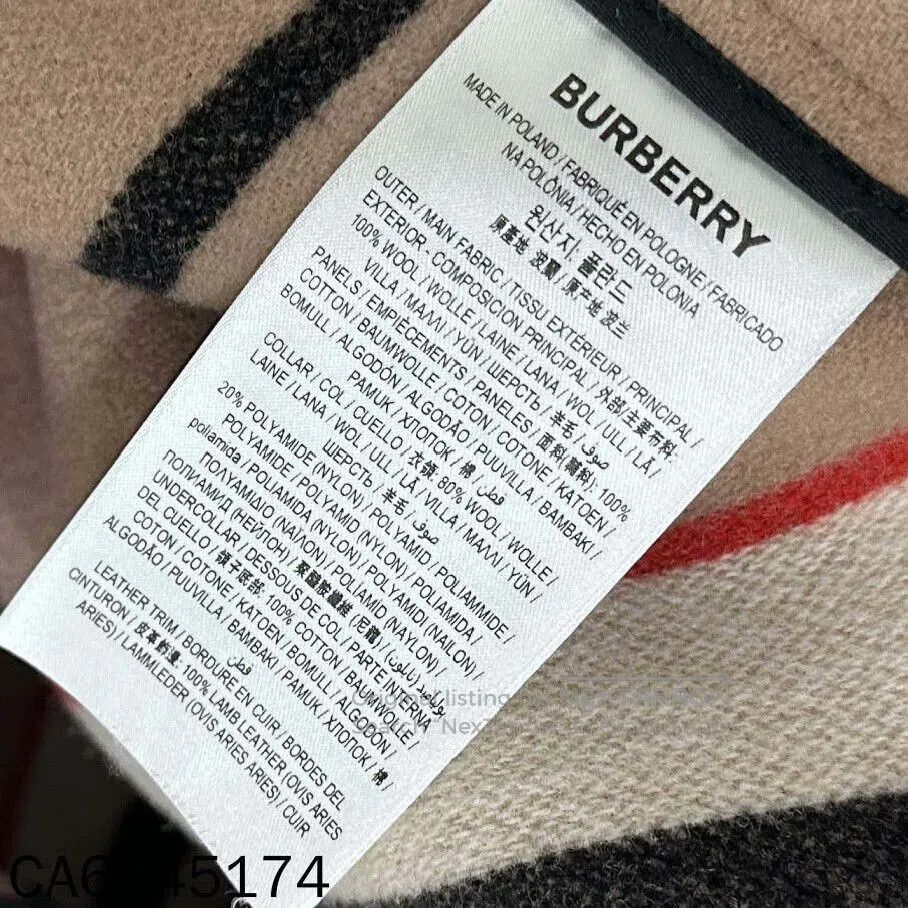 Burberry Striped Contrast Wool Coat Burberry. Size M / US 6-8 / IT 42-44 - 5 Thumbnail